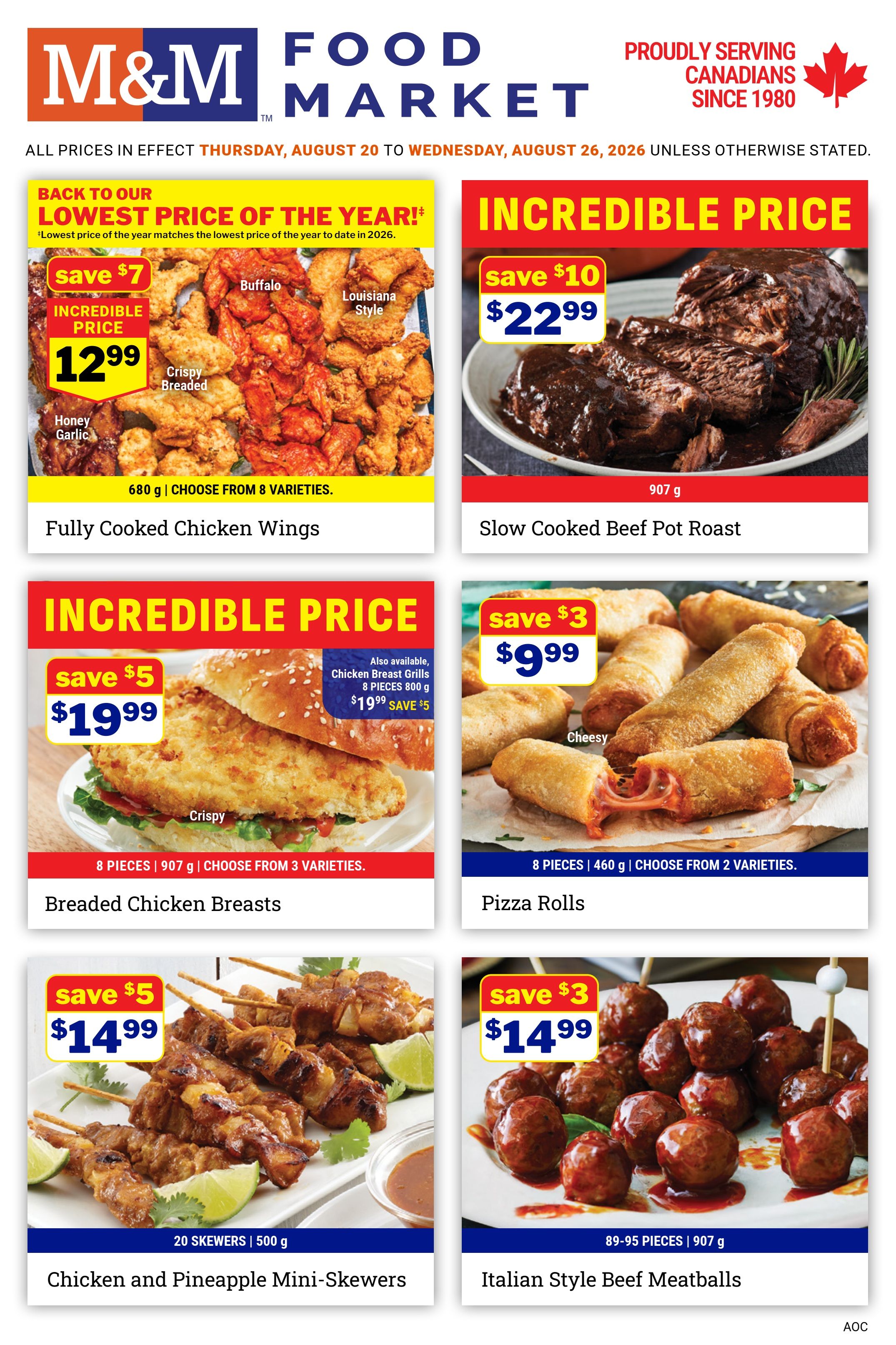 M&M Food Market (Atlantic, ON & West) Flyer August 20 to 26
