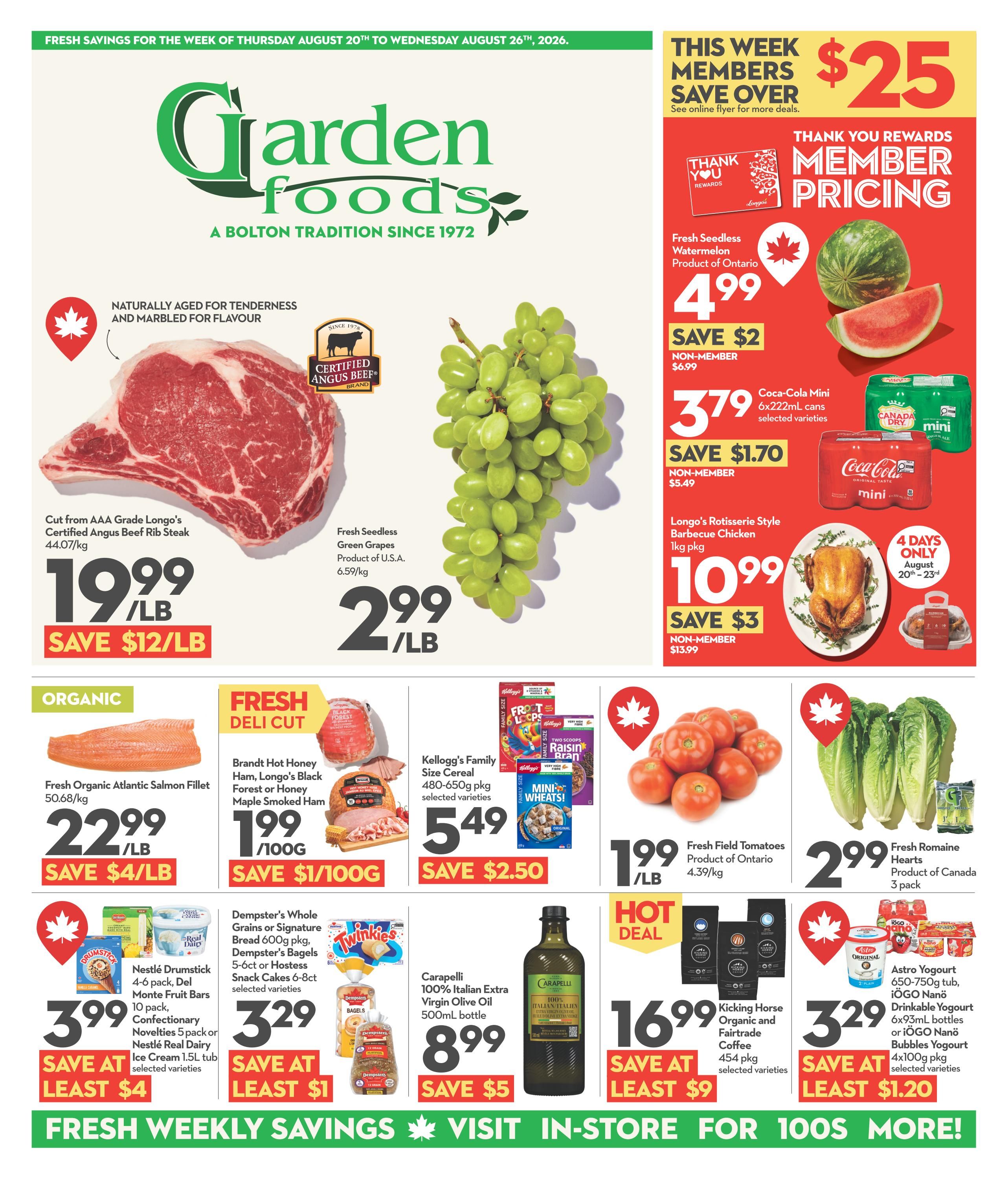 Garden Foods Flyer August 20 to 26
