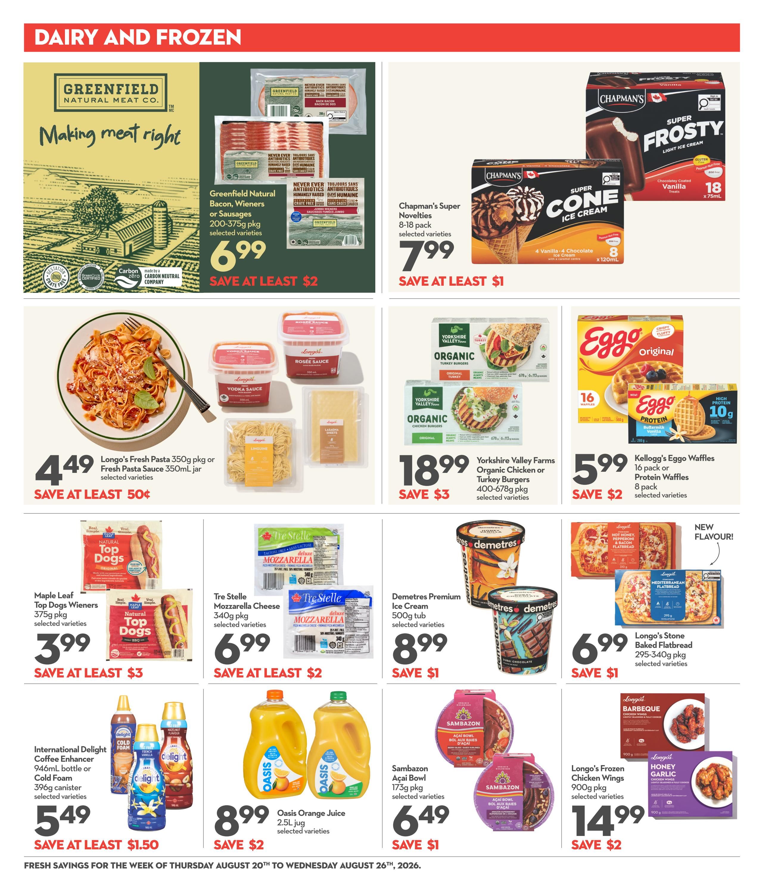 Longo's Flyer August 20 to 26