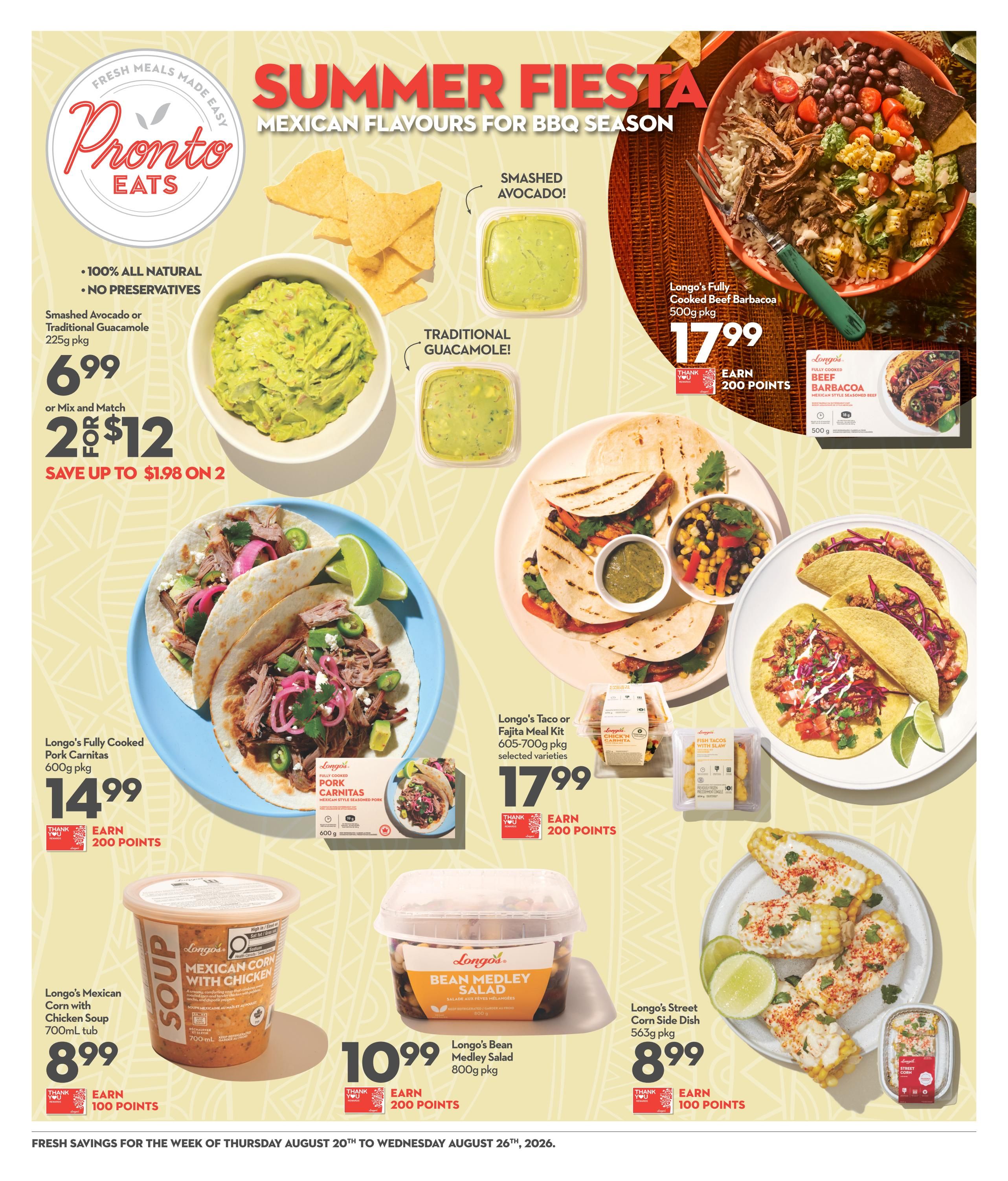 Longo's Flyer August 20 to 26
