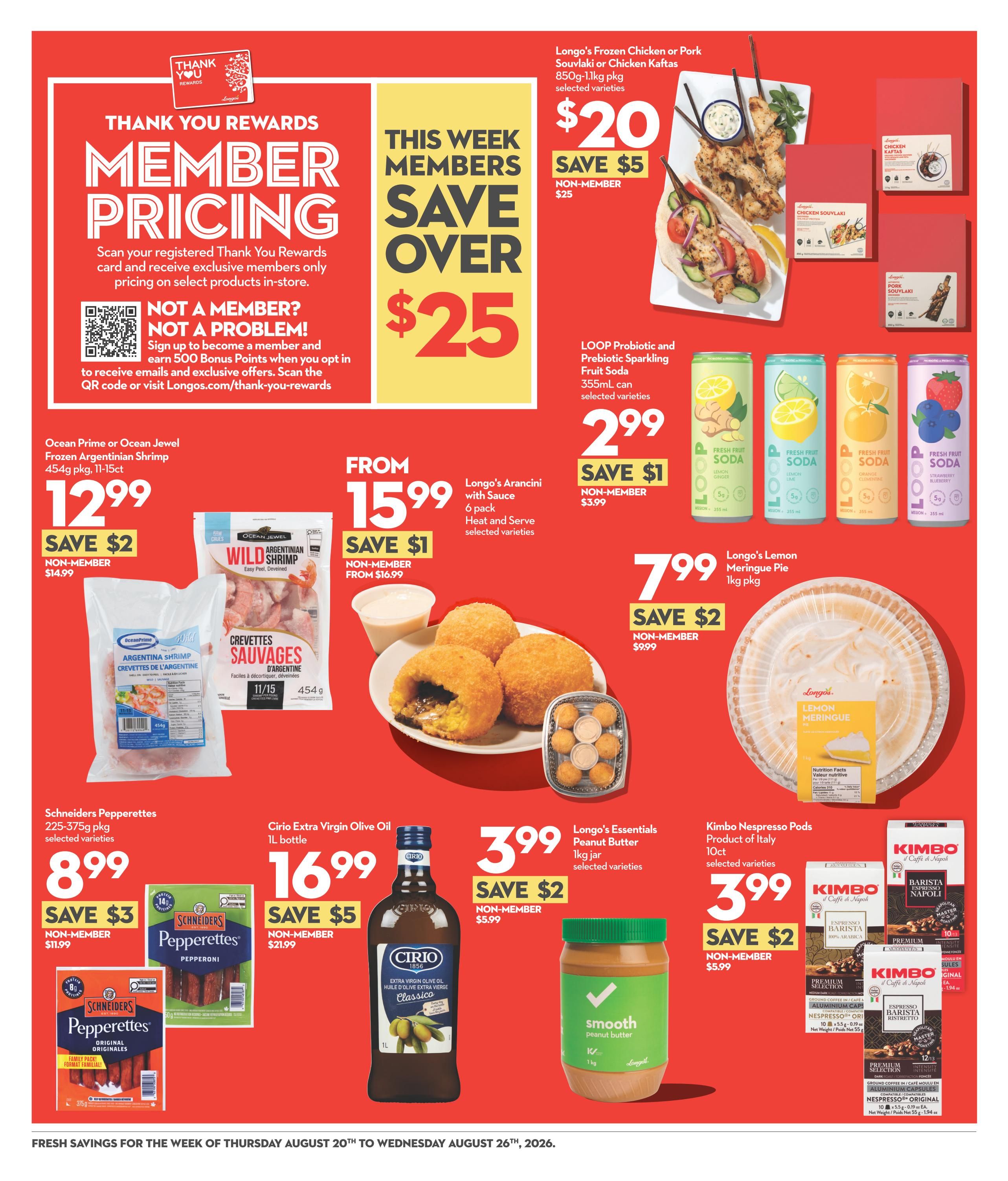 Longo's Flyer August 20 to 26