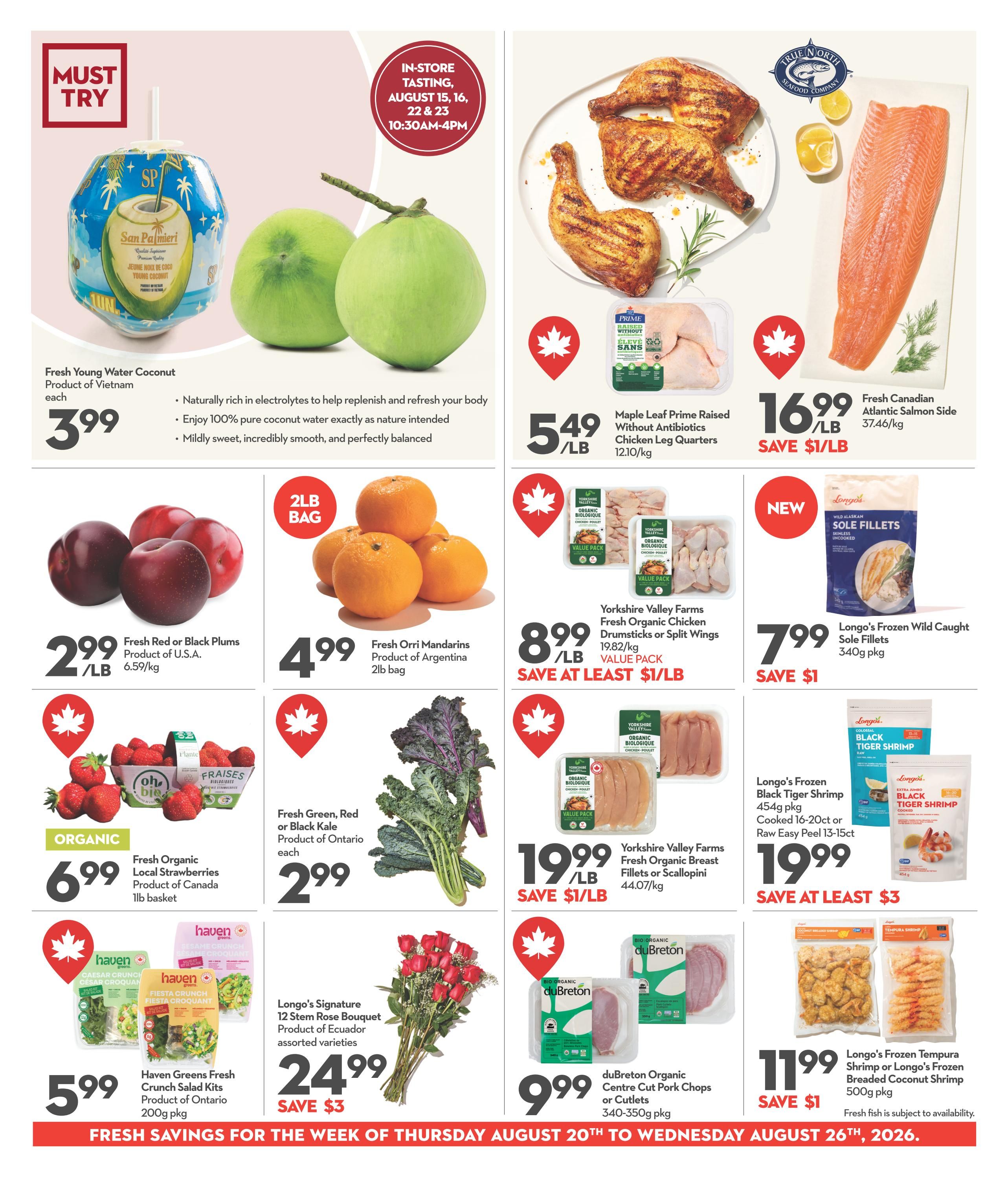 Longo's Flyer August 20 to 26