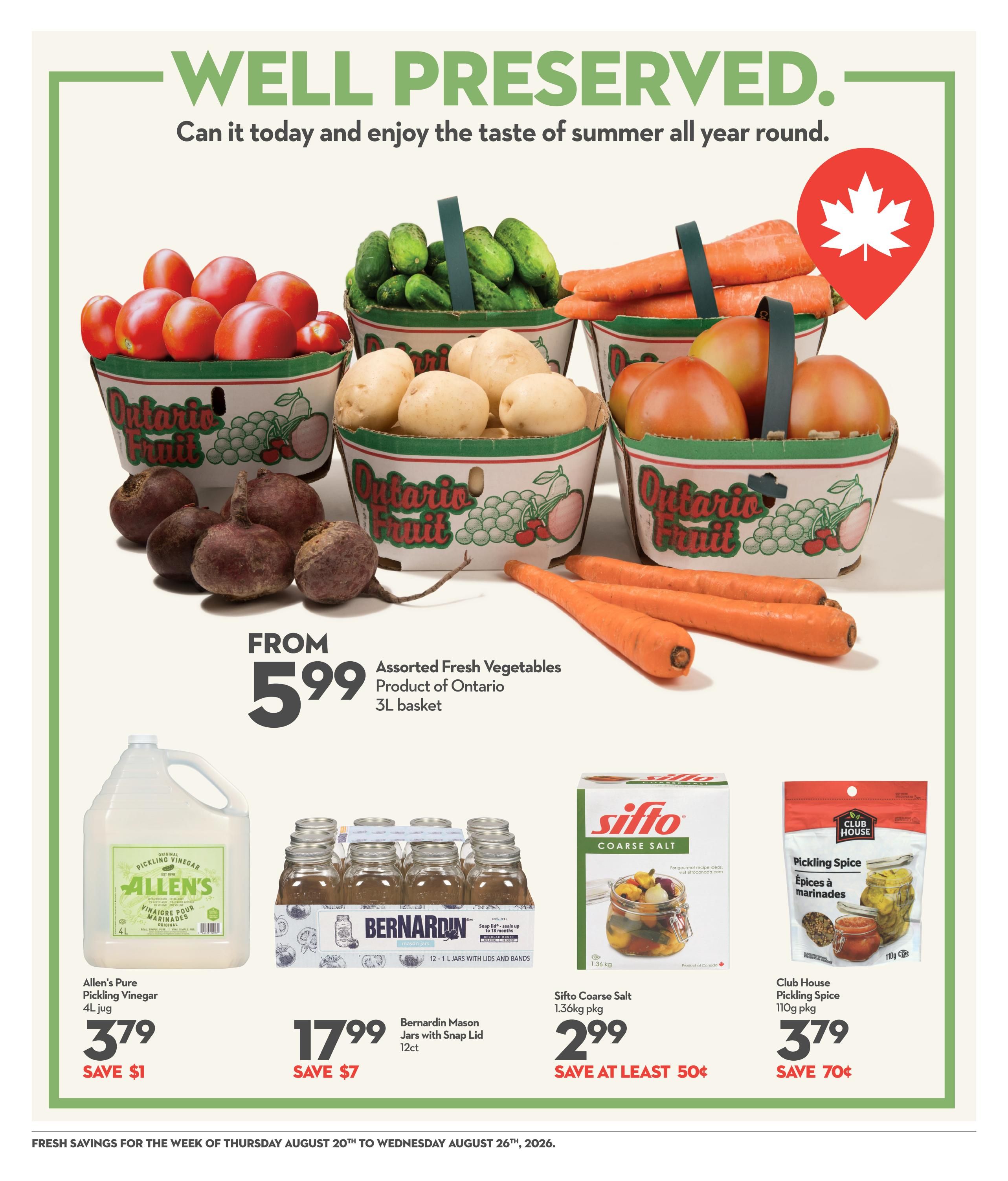 Longo's Flyer August 20 to 26