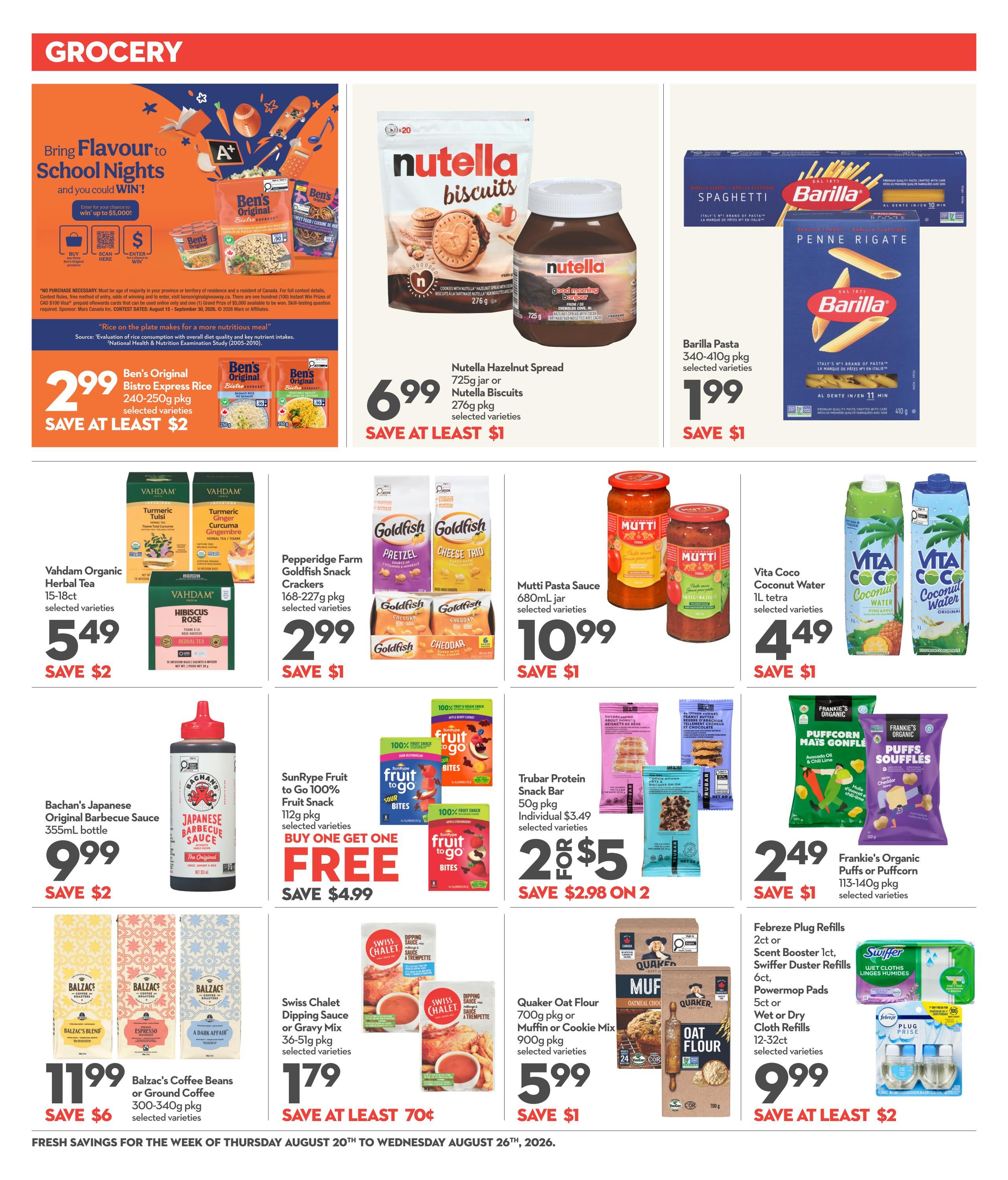 Longo's Flyer August 20 to 26