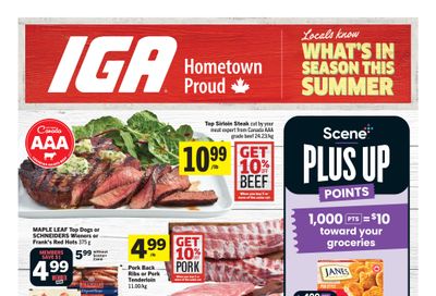 IGA (West) Flyer August 20 to 26