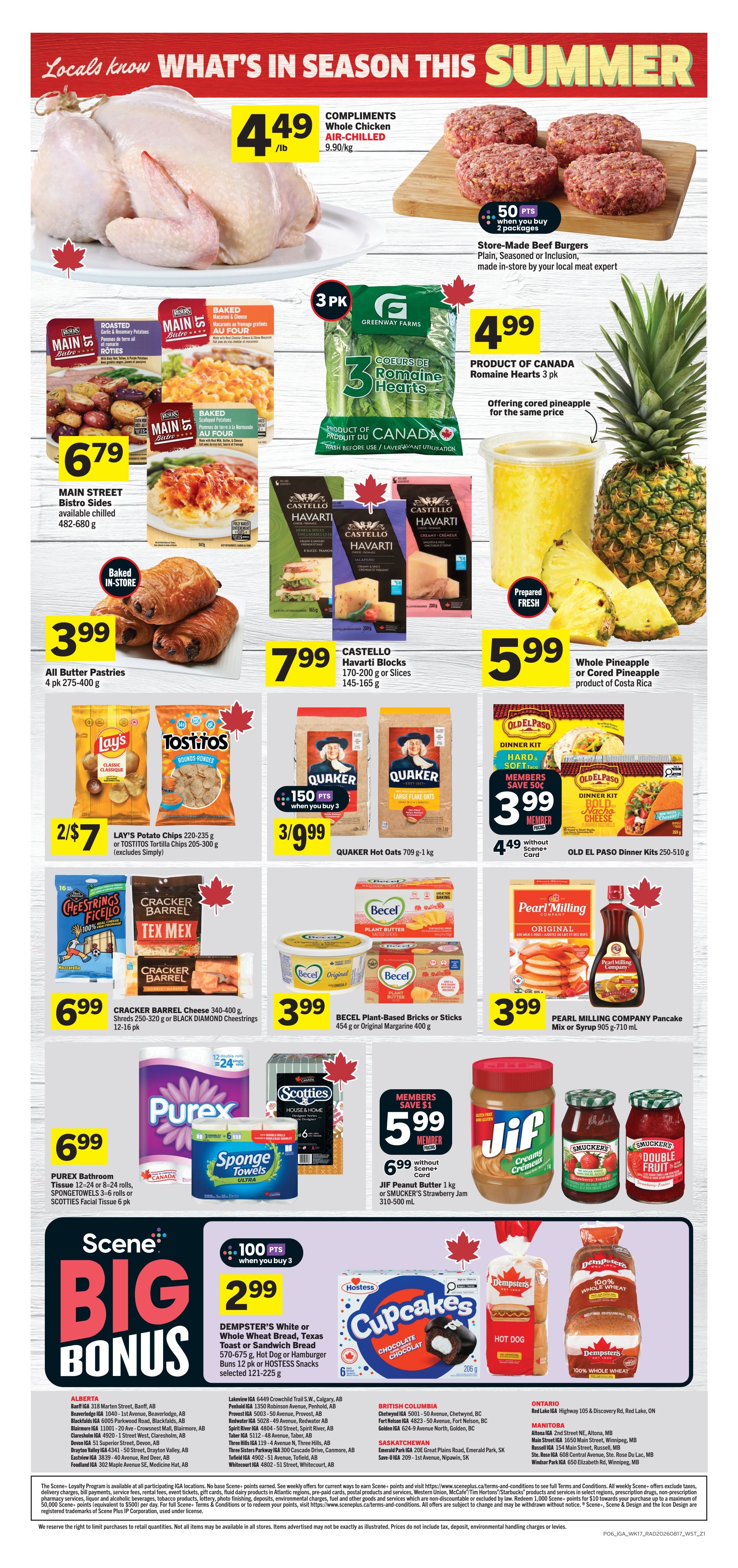 IGA (West) Flyer August 20 to 26