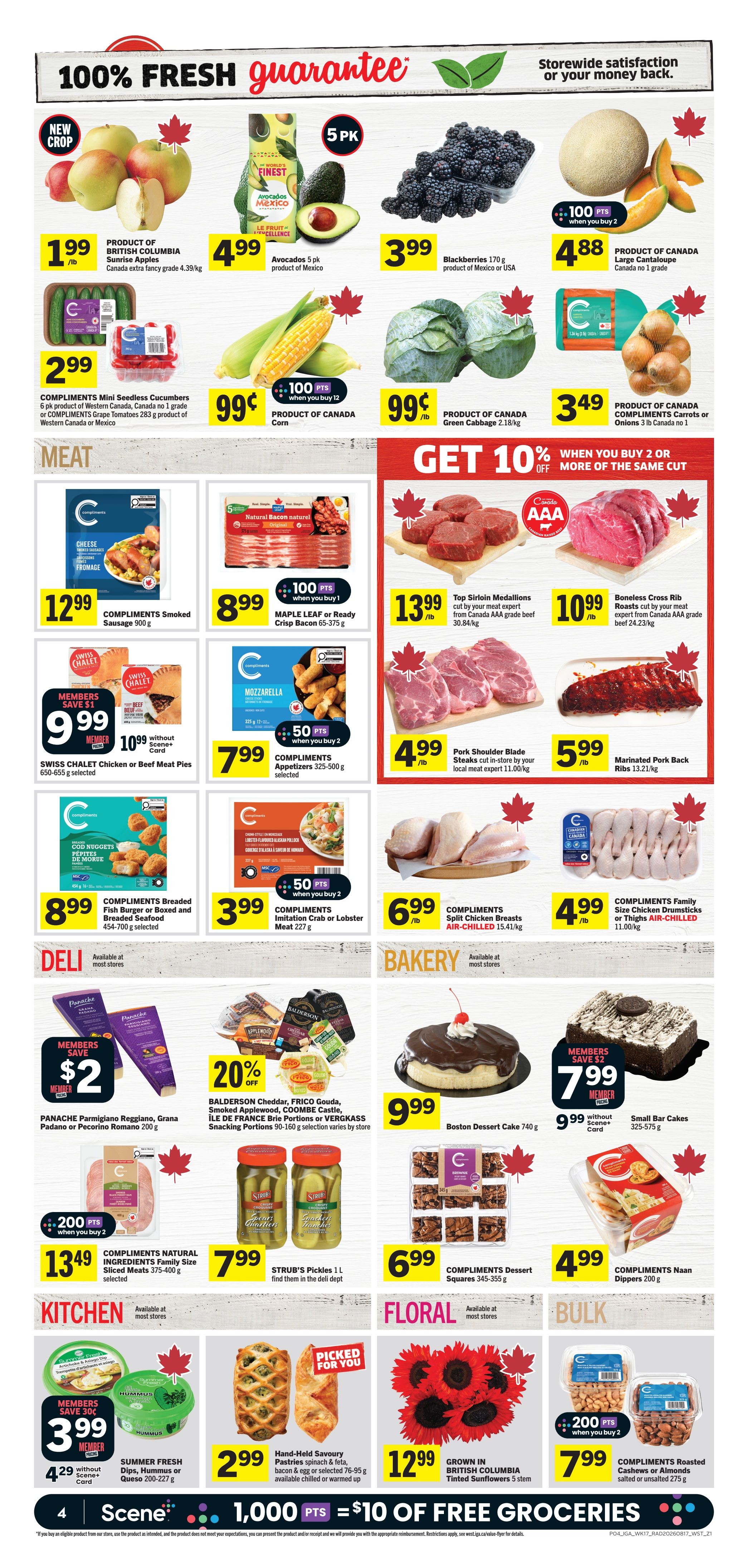 IGA (West) Flyer August 20 to 26
