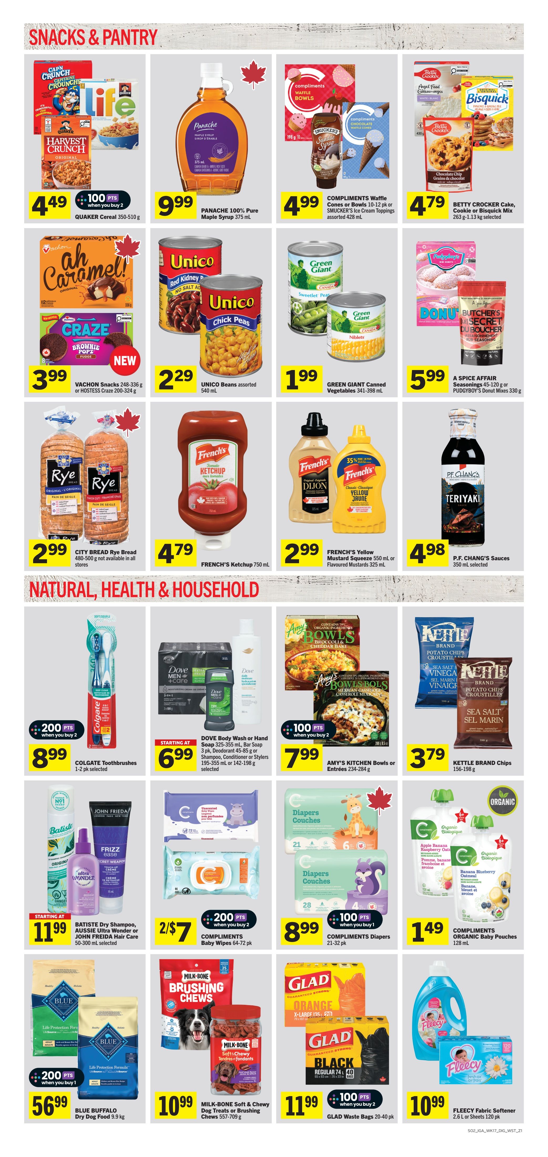 IGA (West) Flyer August 20 to 26