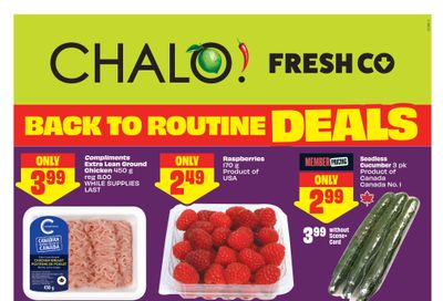 Chalo! FreshCo (West) Flyer August 20 to 26