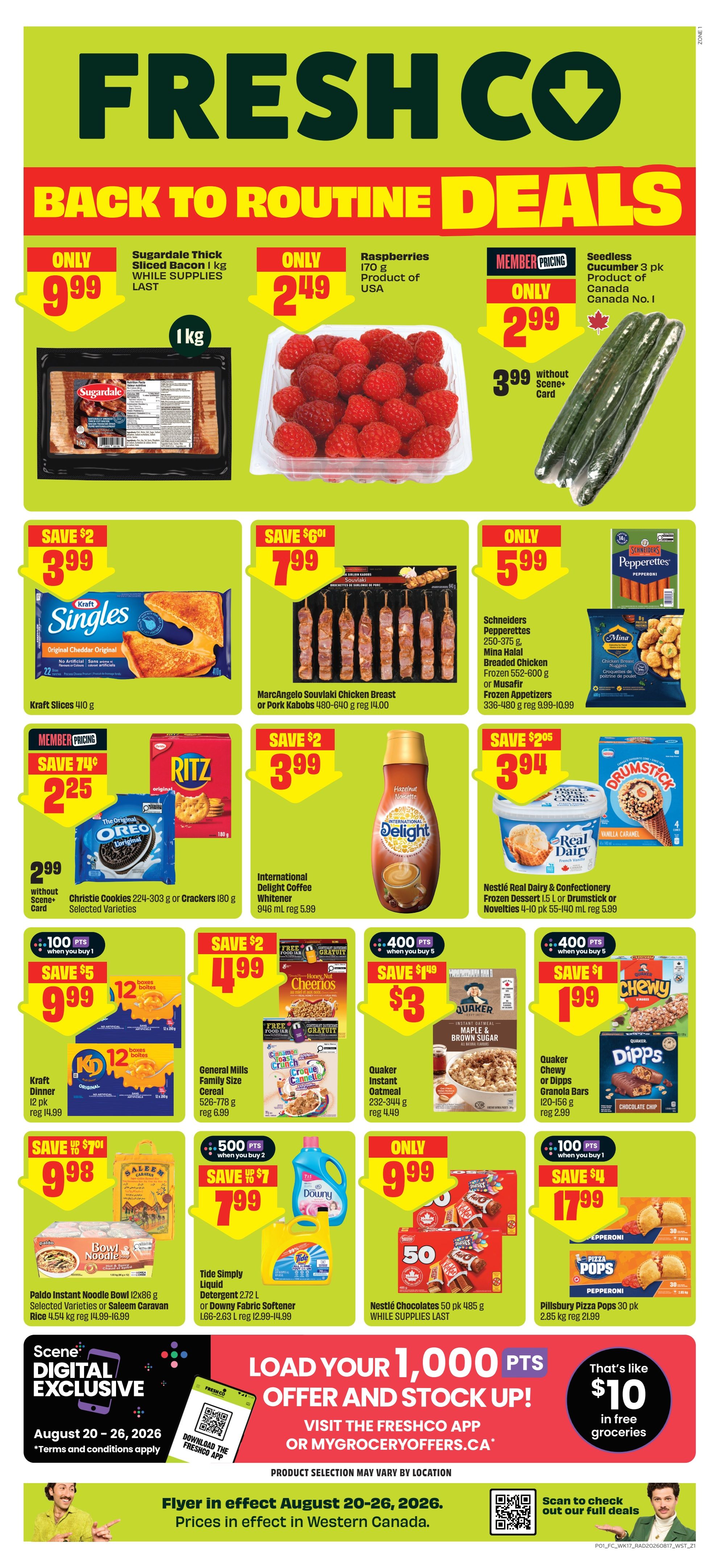 FreshCo (West) Flyer August 20 to 26