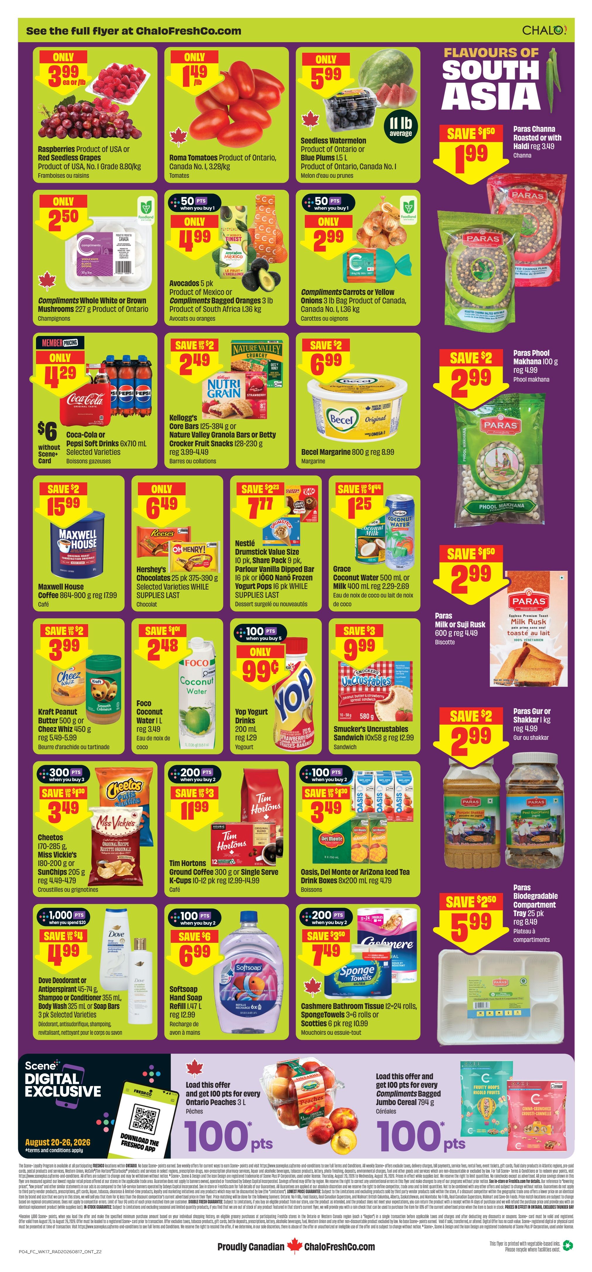 Chalo! FreshCo (ON) Flyer August 20 to 26