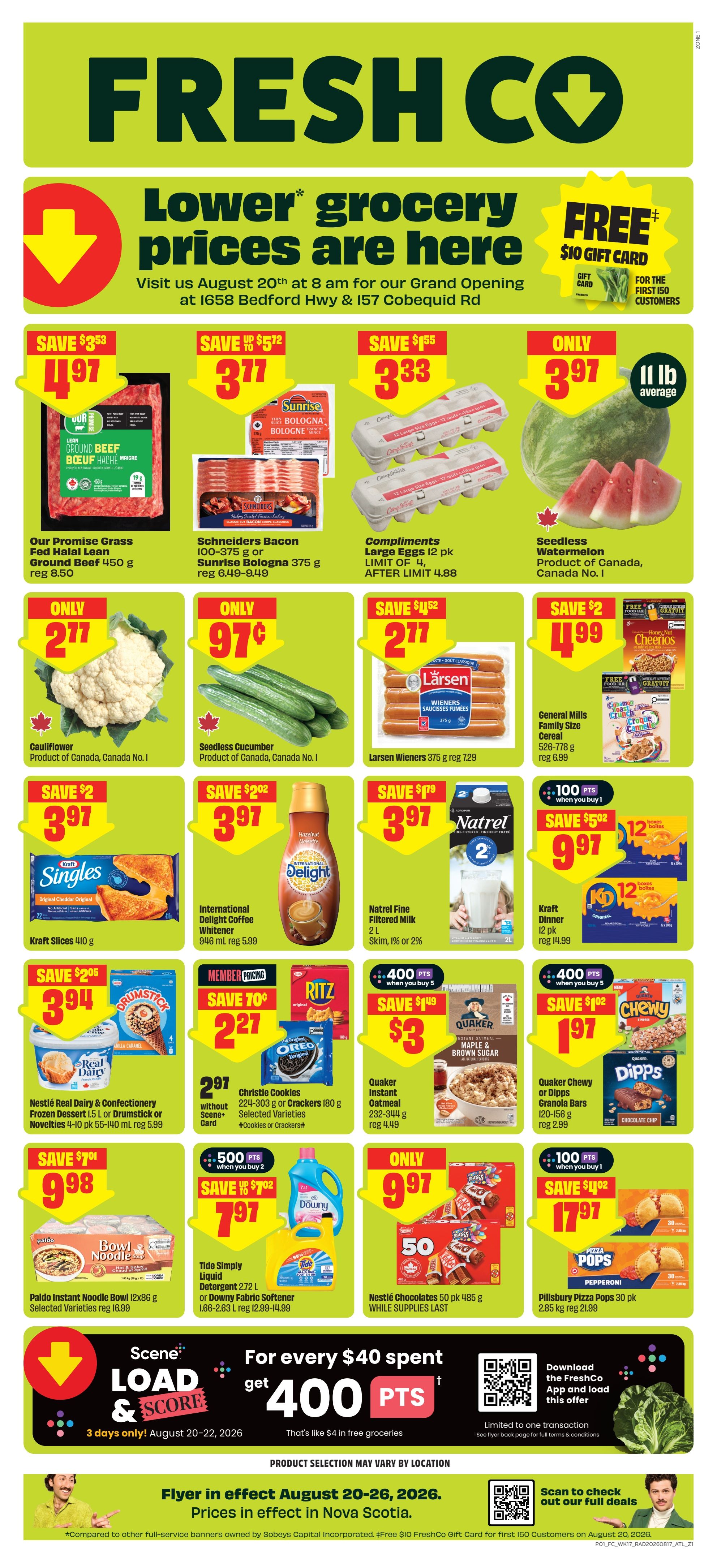 FreshCo (Atlantic) Flyer August 20 to 26