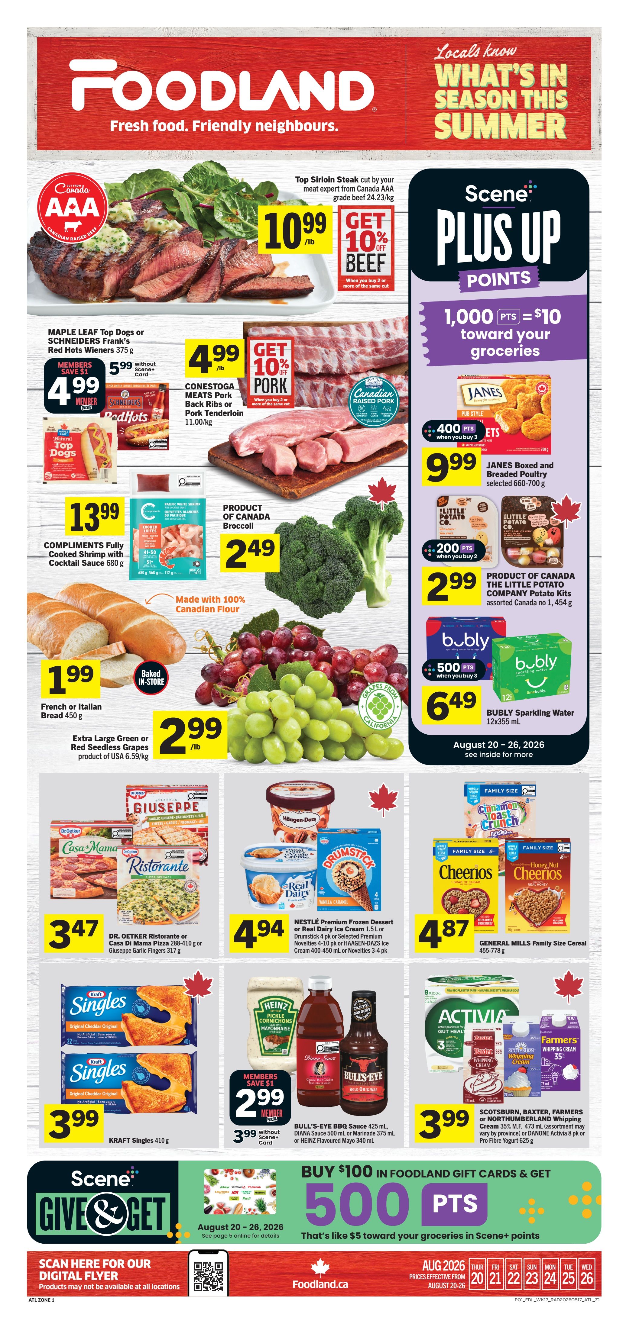 Foodland (Atlantic) Flyer August 20 to 26