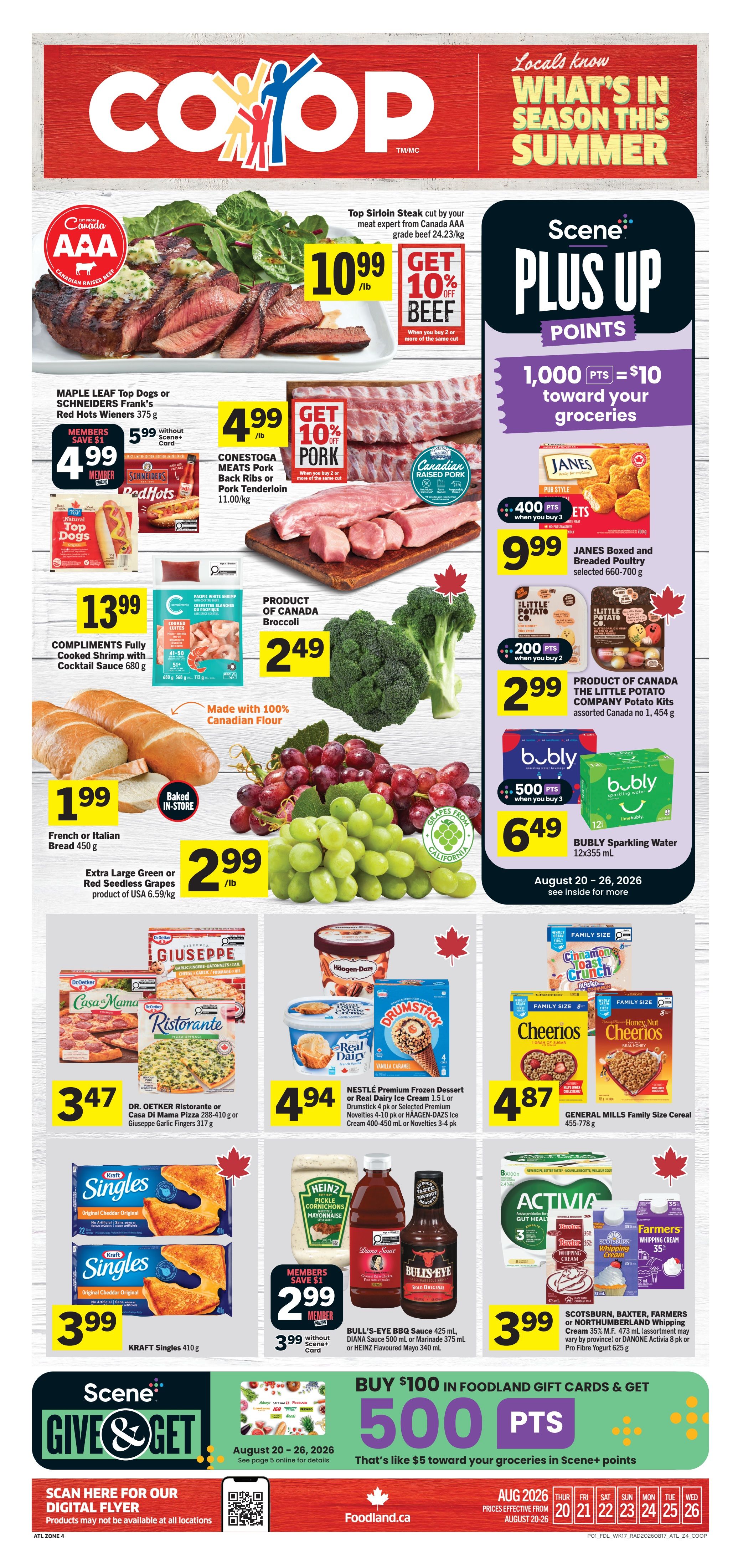 Foodland Co-op Flyer August 20 to 26