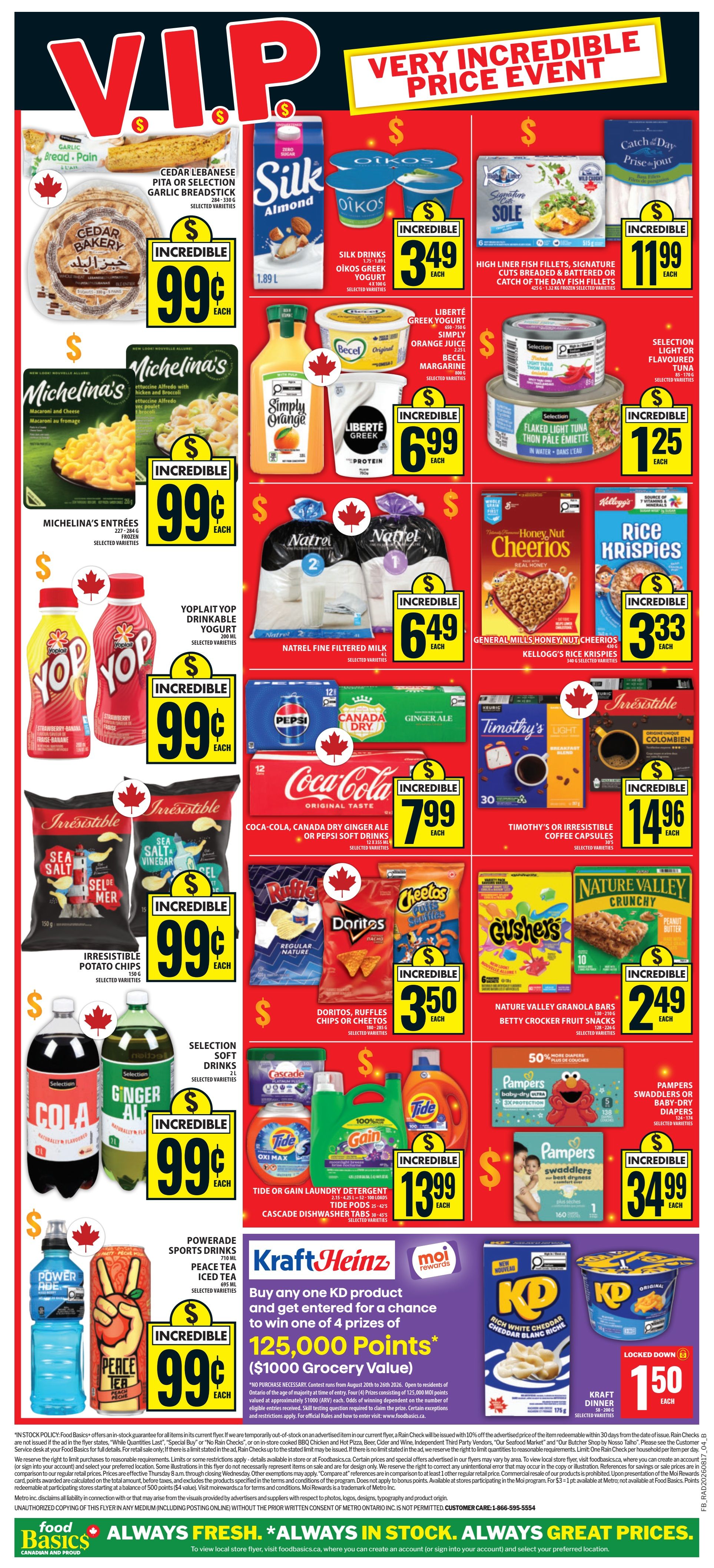 Food Basics Flyer August 20 to 26