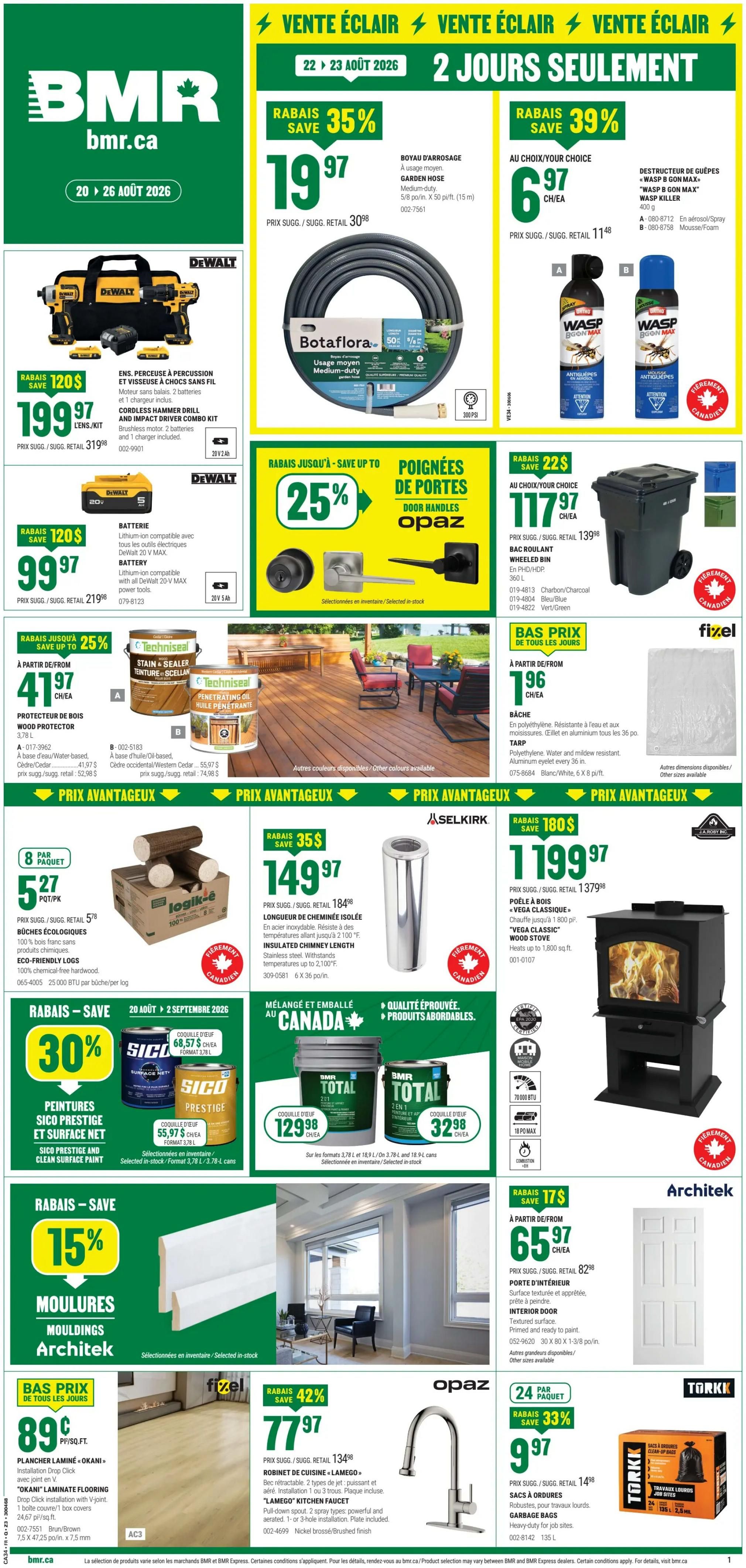 BMR Flyer August 20 to 26