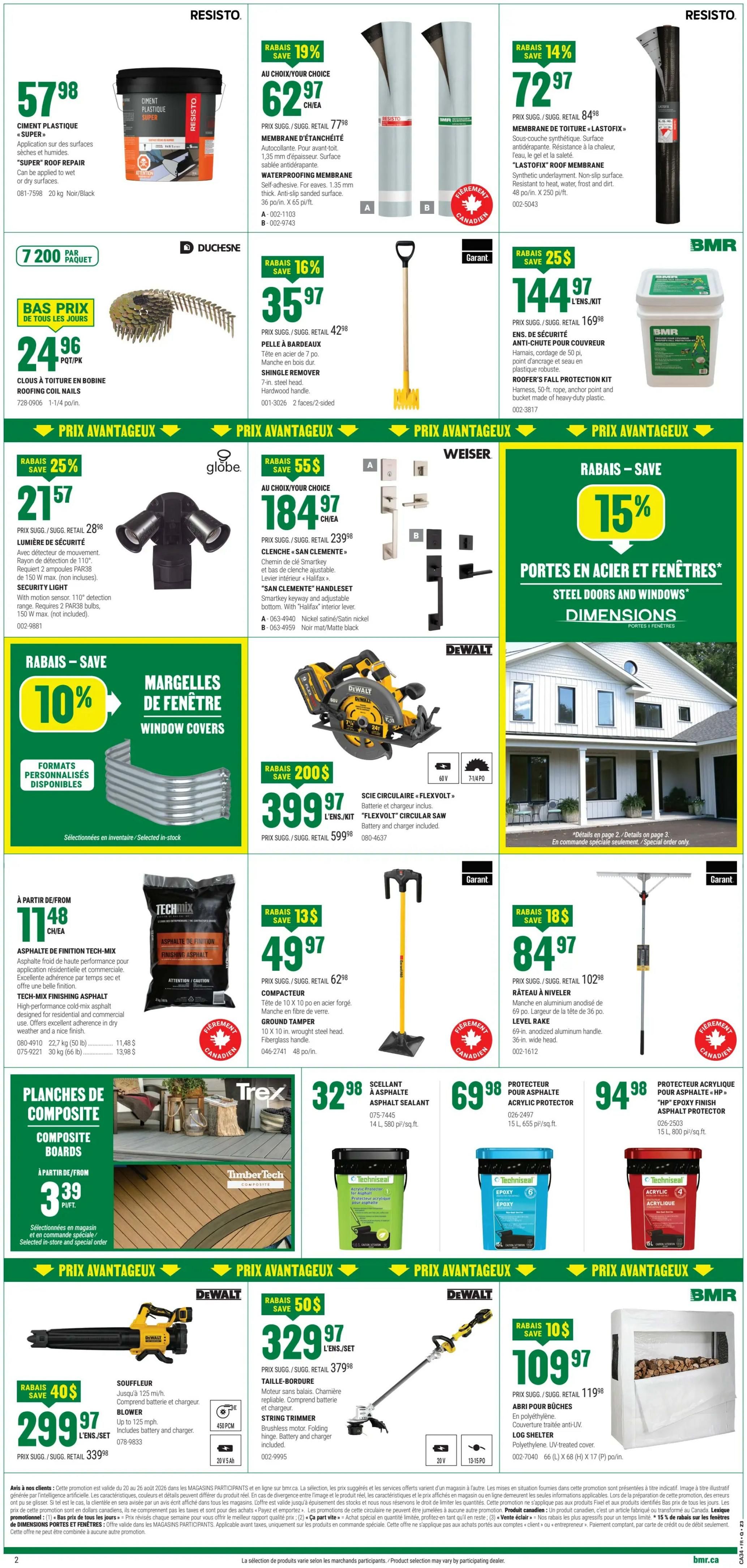 BMR Flyer August 20 to 26