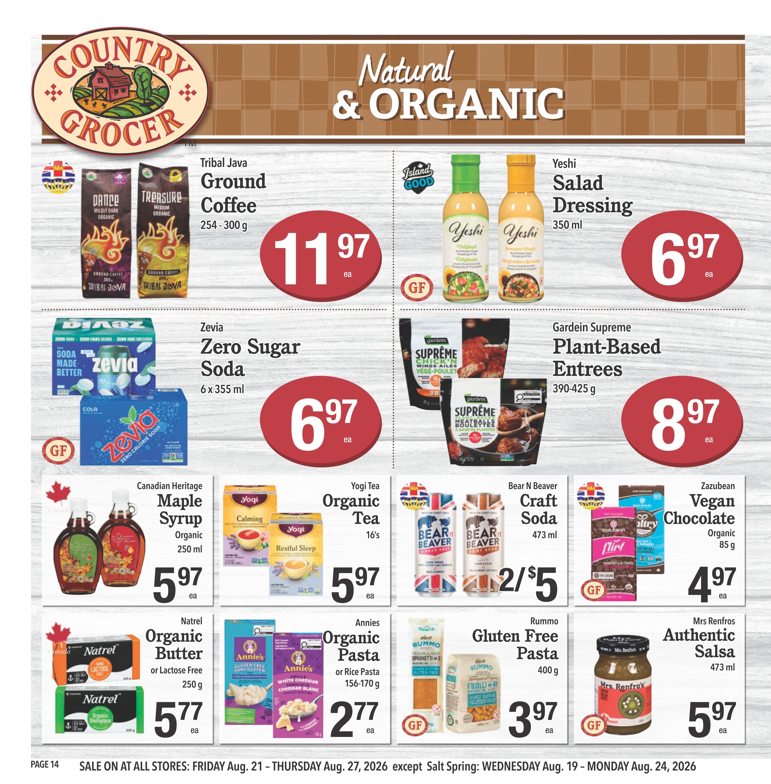 Country Grocer Flyer August 21 to 27