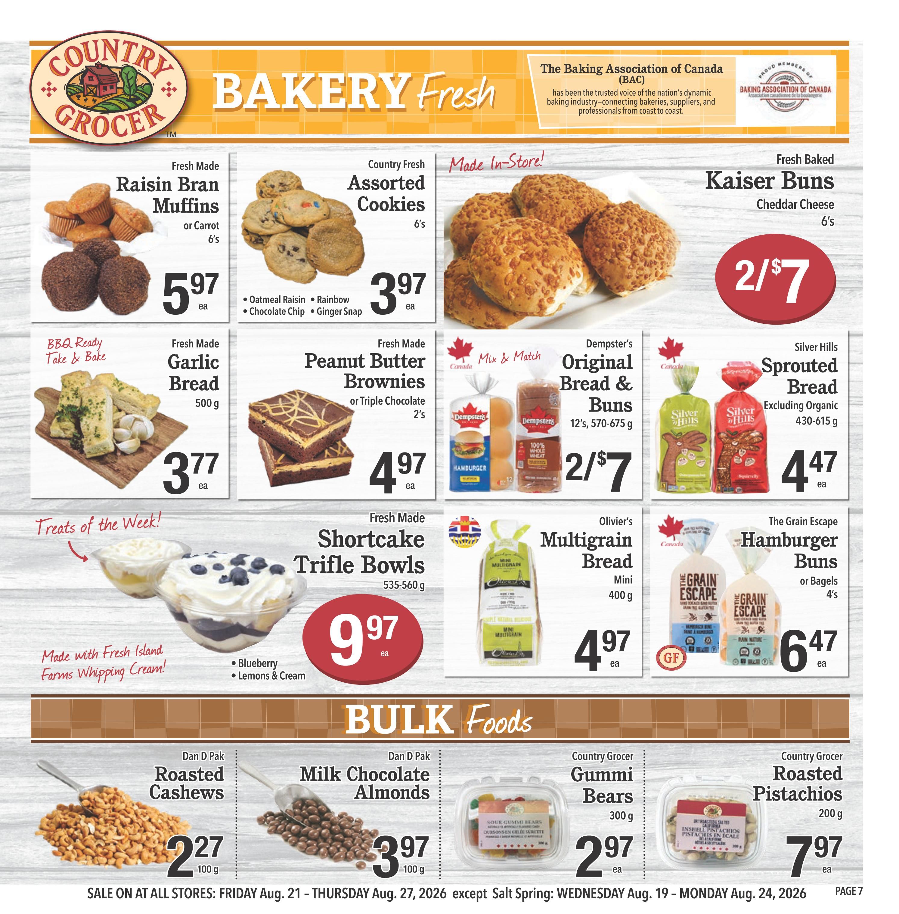Country Grocer Flyer August 21 to 27