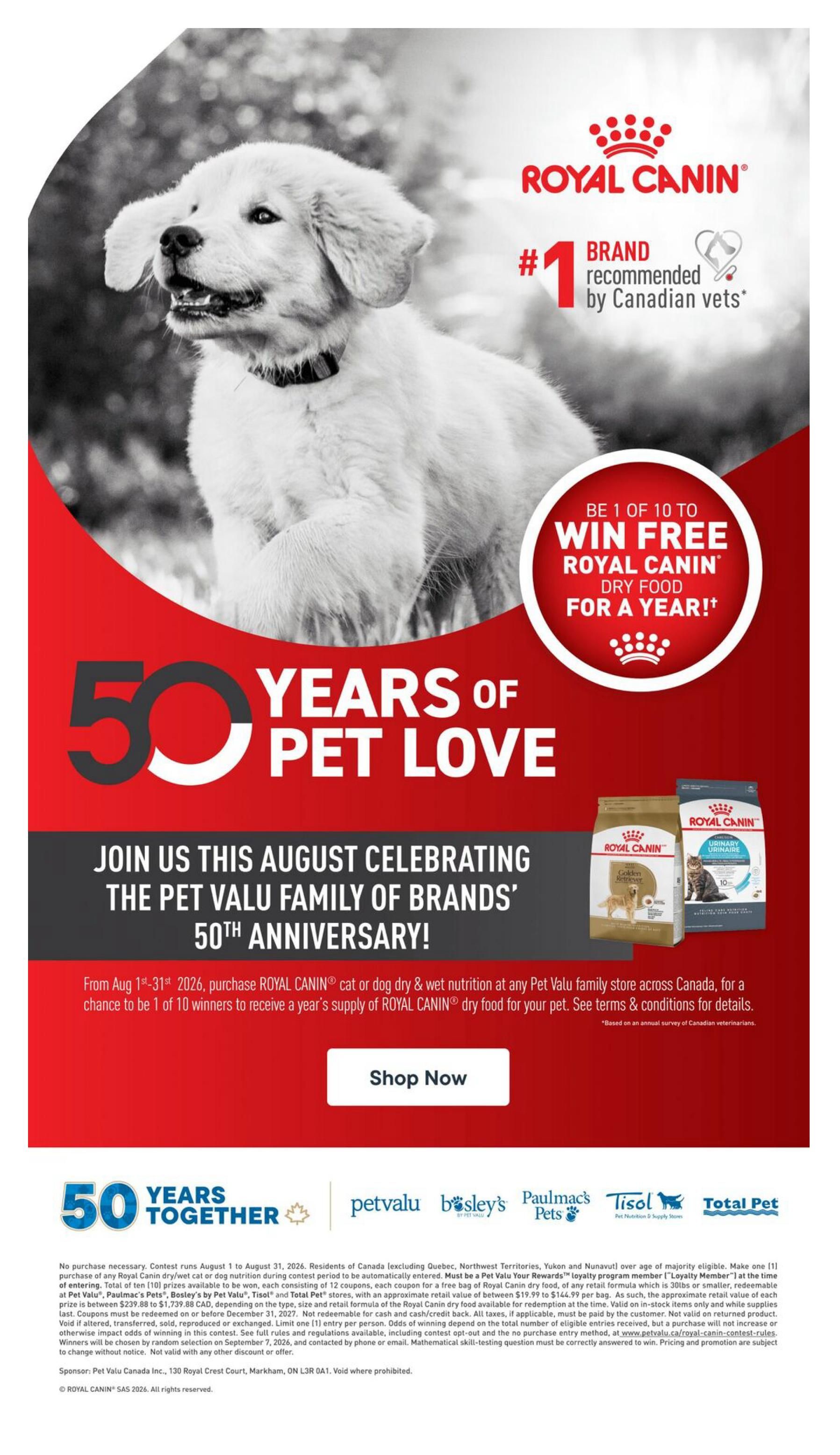 Bosley's by PetValu Flyer August 20 to September 2