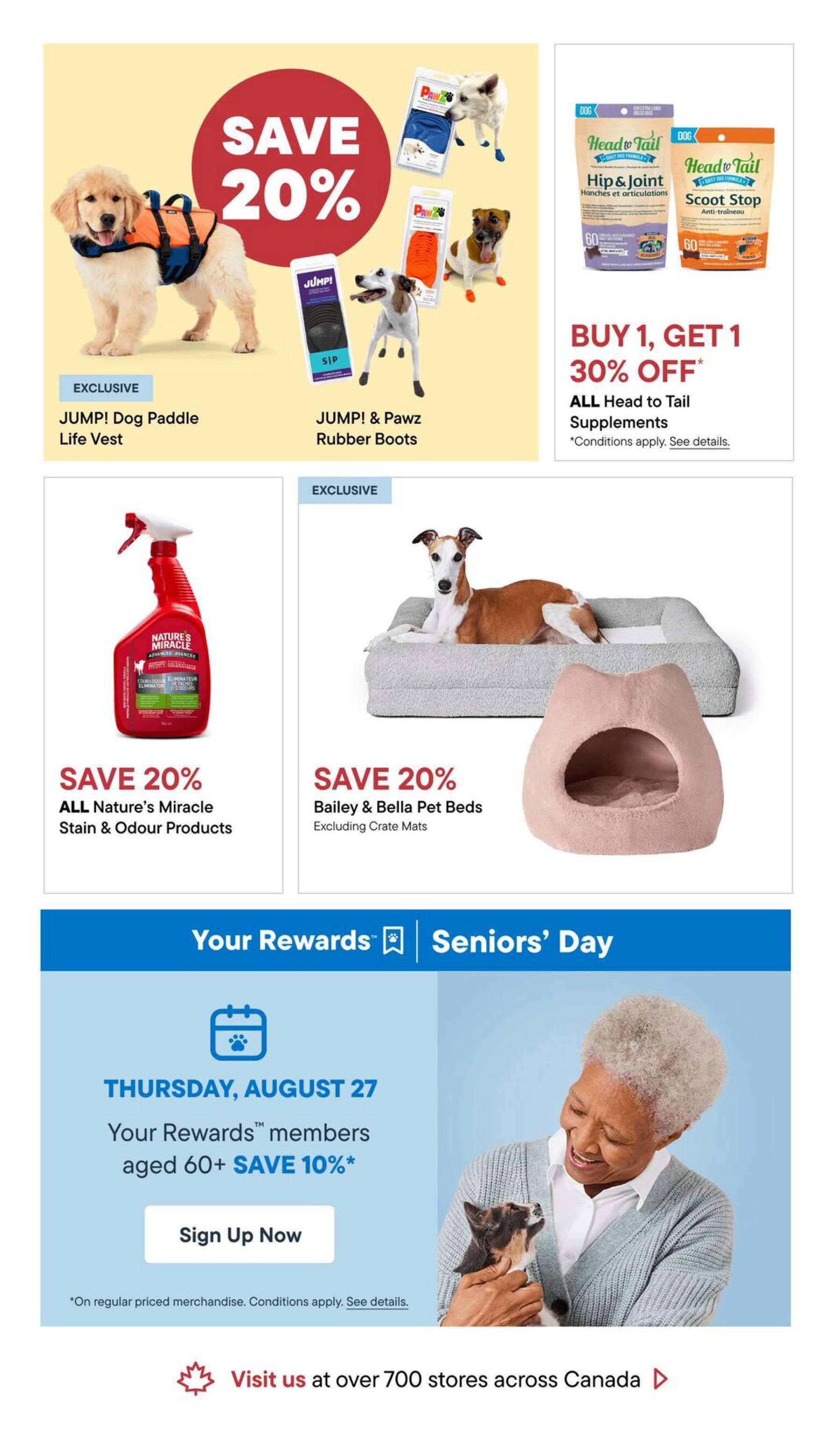 Paulmac's Pets Flyer August 20 to September 2