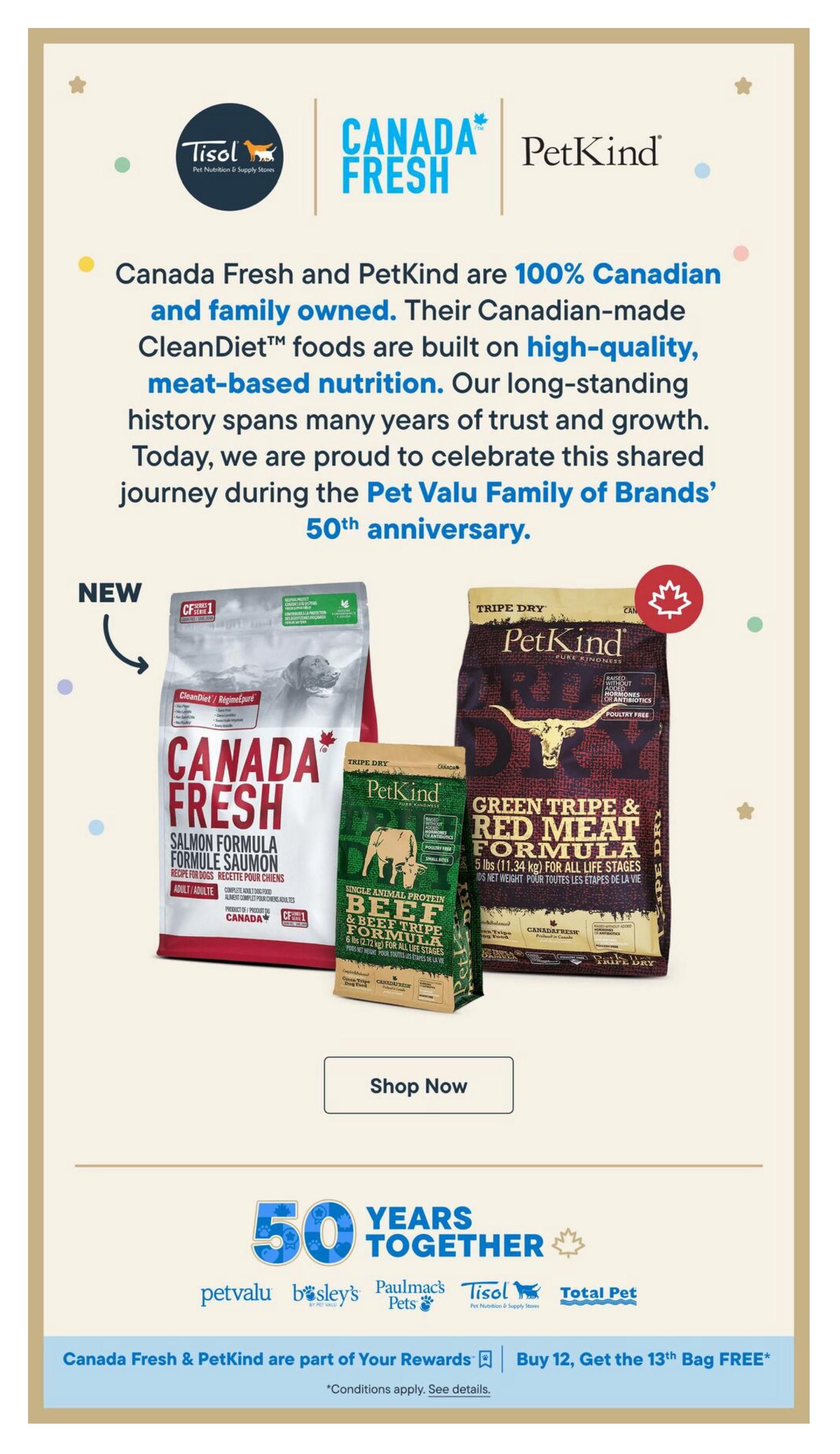 Tisol Pet Nutrition & Supply Stores Flyer August 20 to September 2
