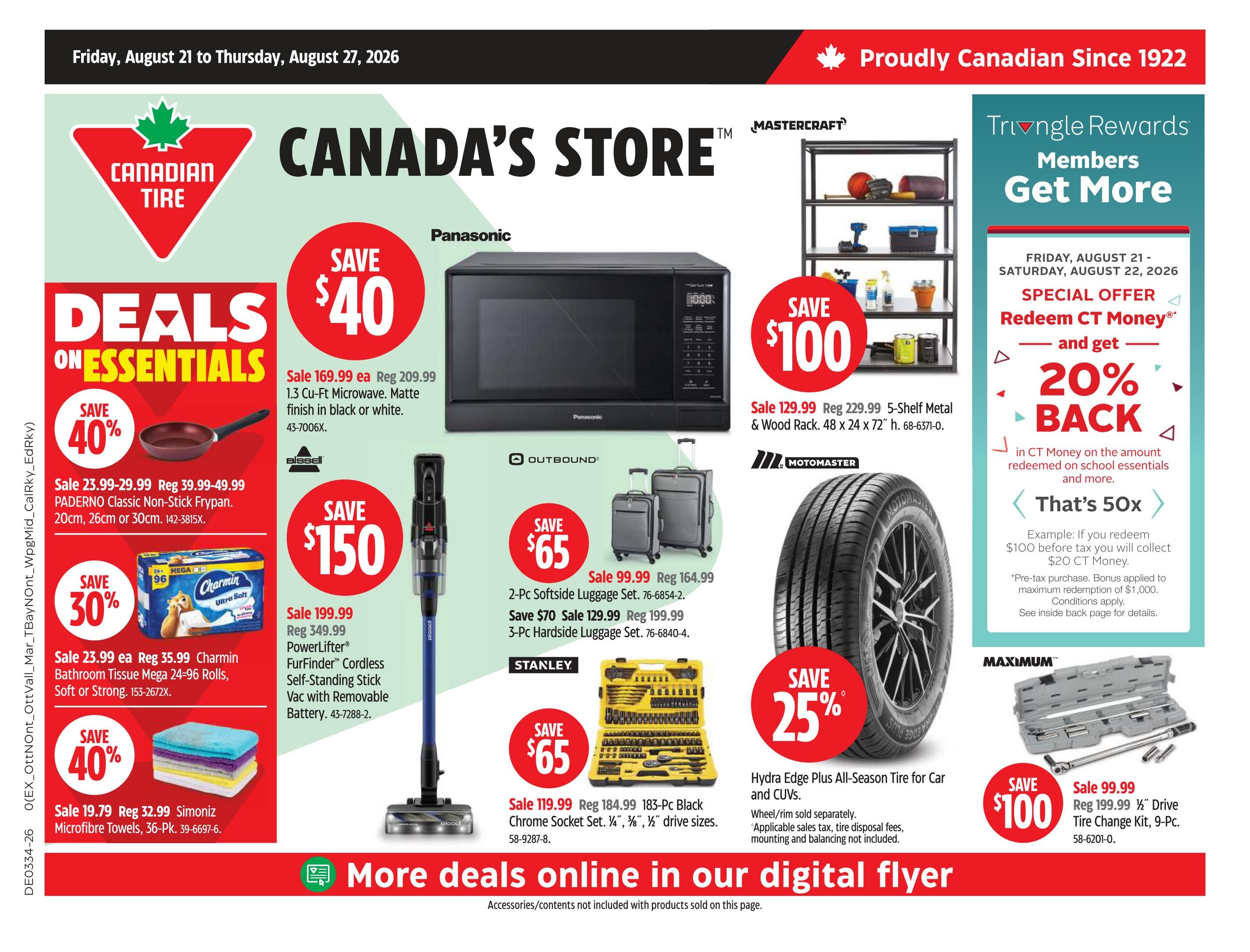 Canadian Tire (ON) Flyer August 21 to 27