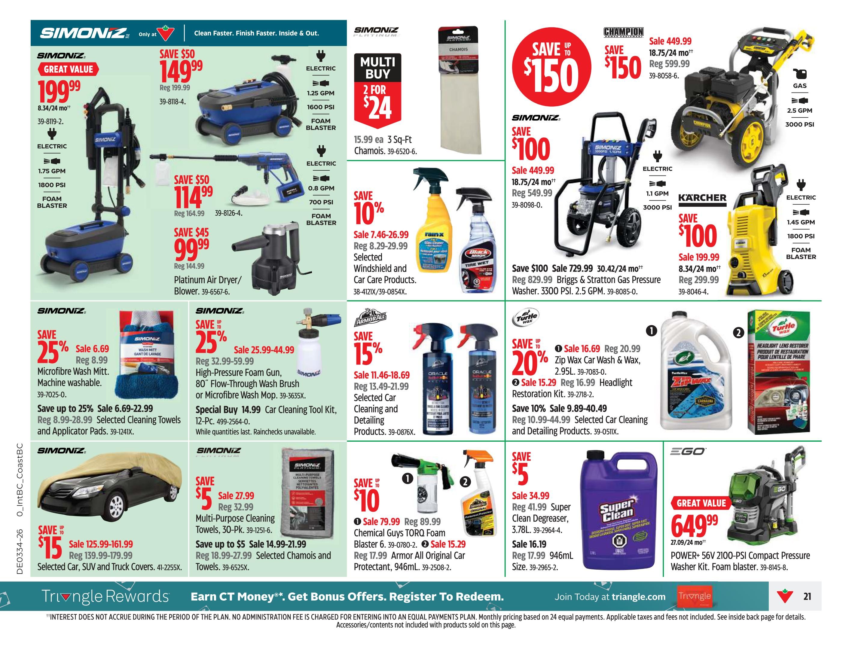 Canadian Tire (West) Flyer August 21 to 27