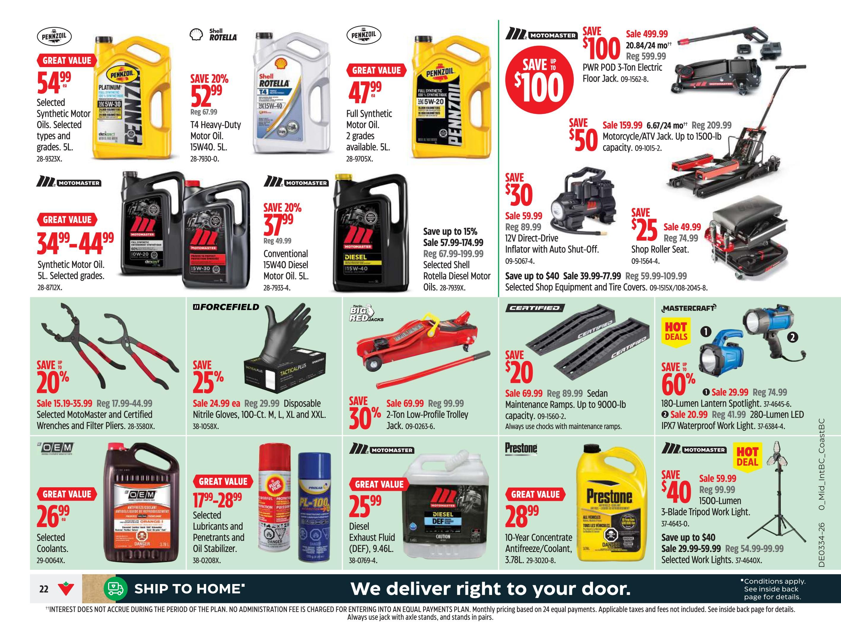 Canadian Tire (West) Flyer August 21 to 27