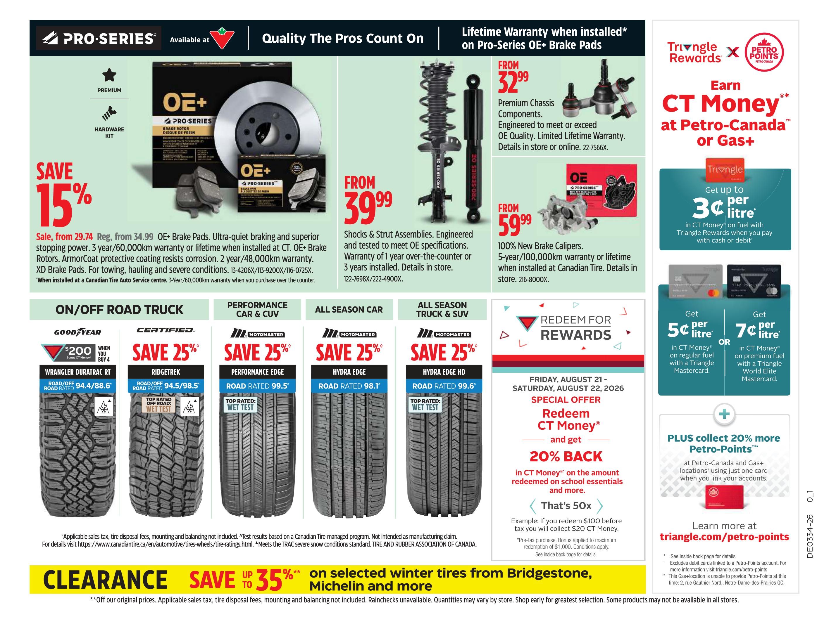 Canadian Tire (West) Flyer August 21 to 27