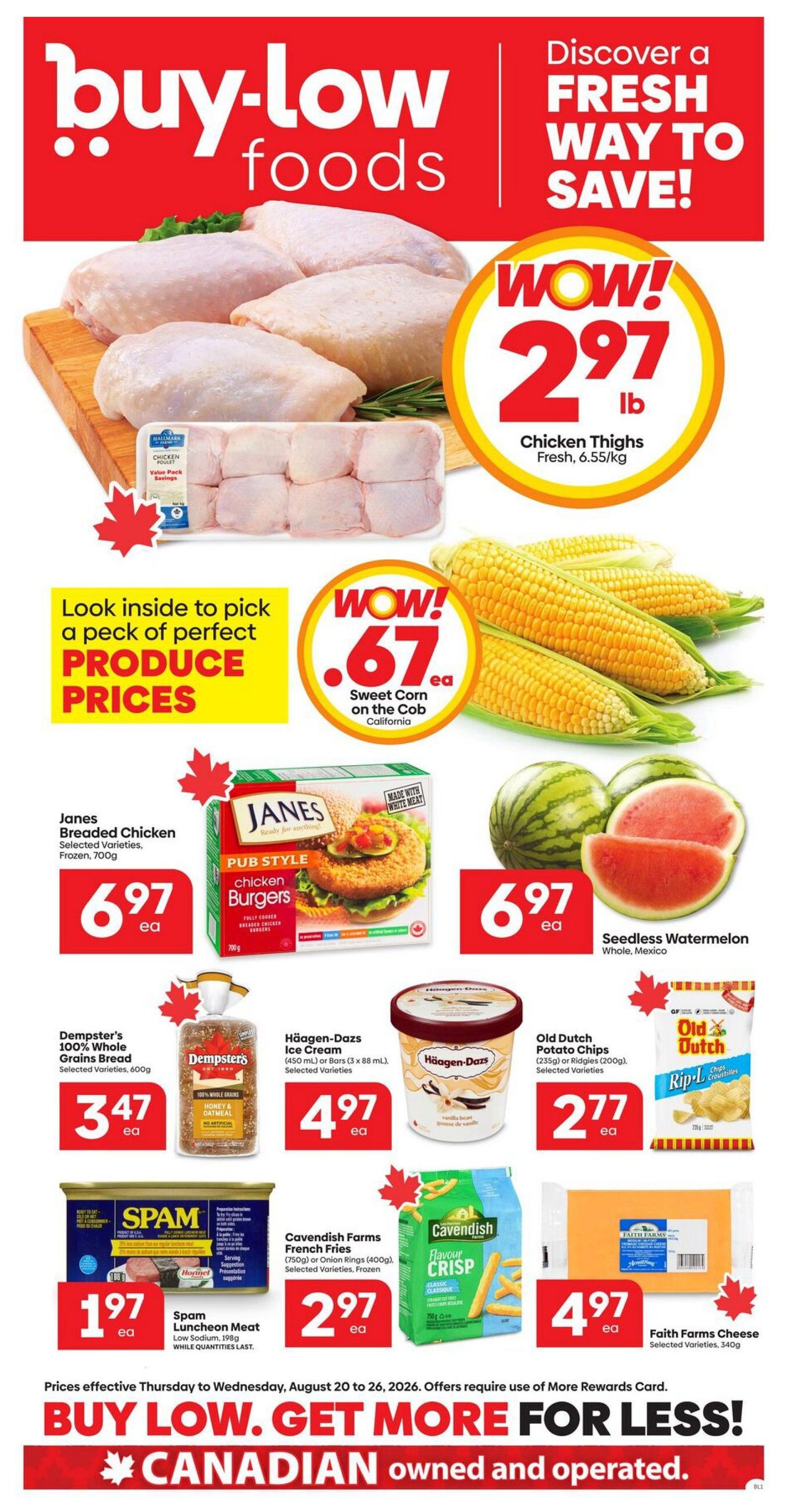 Buy-Low Foods Flyer August 20 to 26
