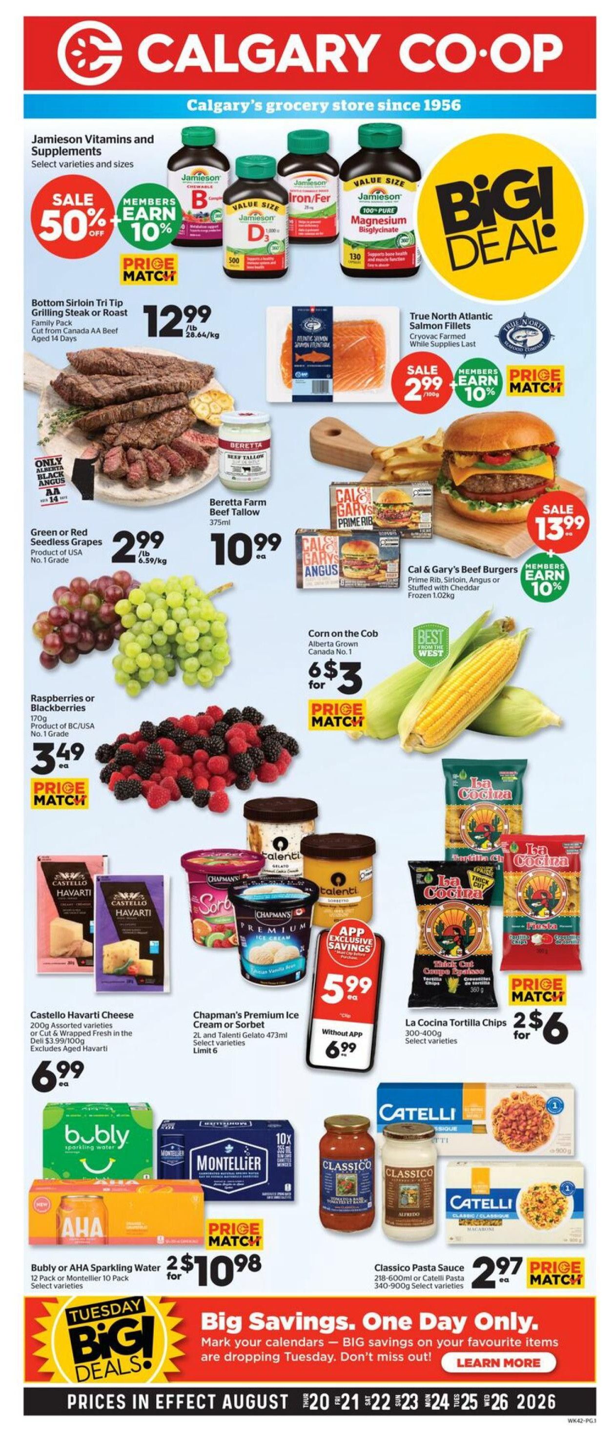 Calgary Co-op Flyer August 20 to 26