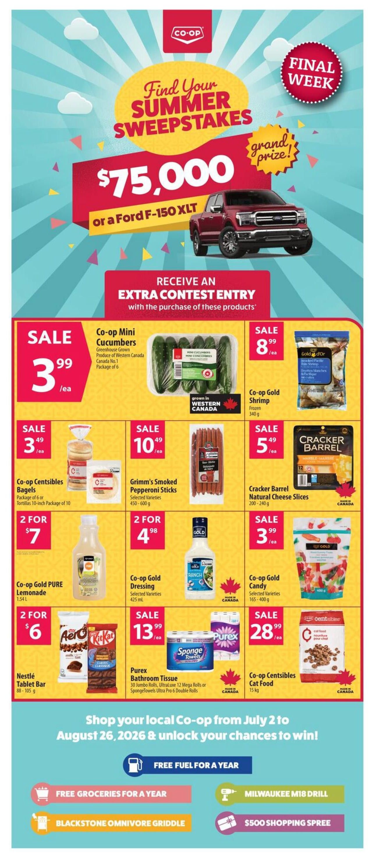 Co-op (West) Food Store Flyer August 20 to 26