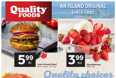 Quality Foods Flyer August 20 to 26