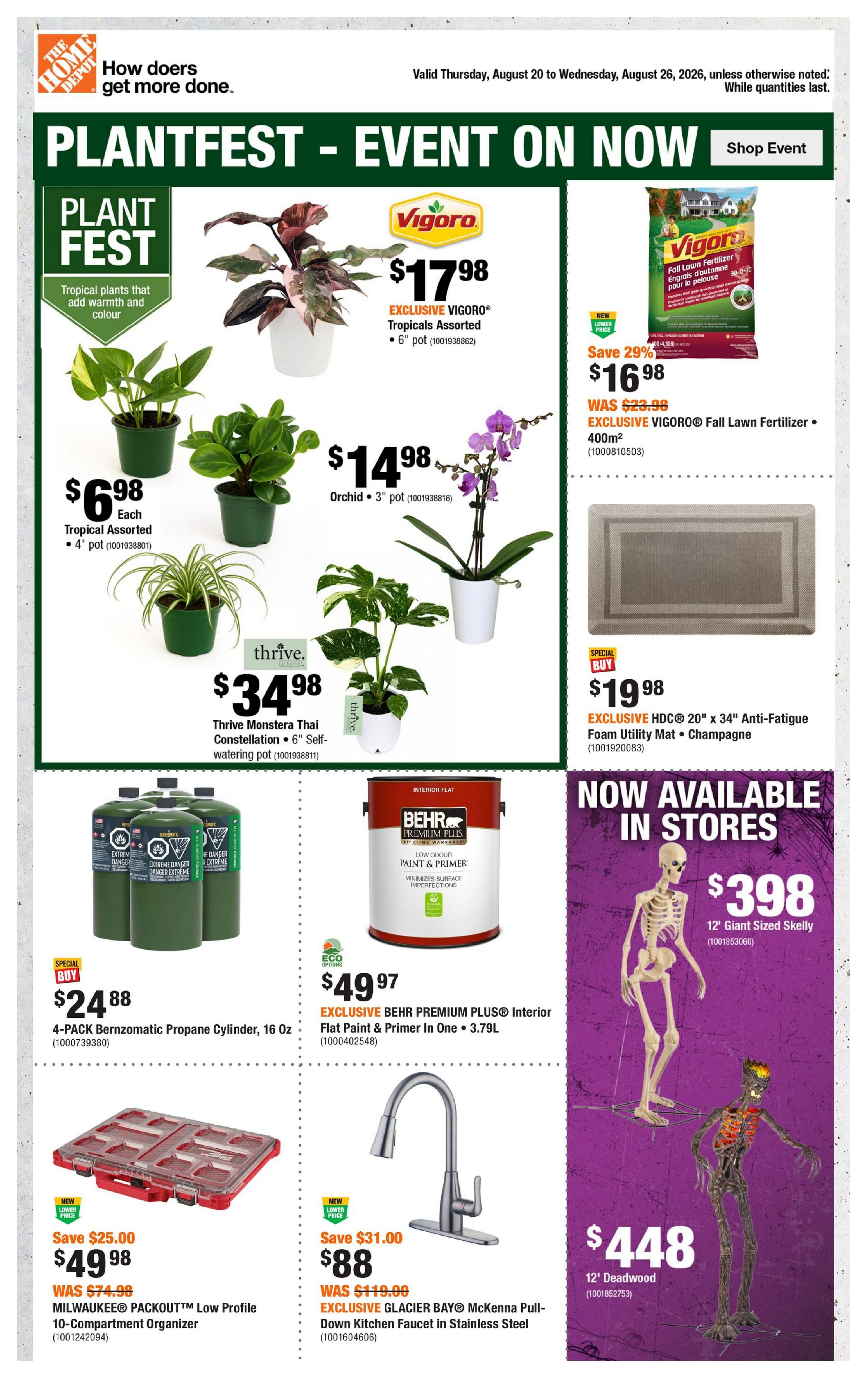 Home Depot (ON) Flyer August 20 to 26