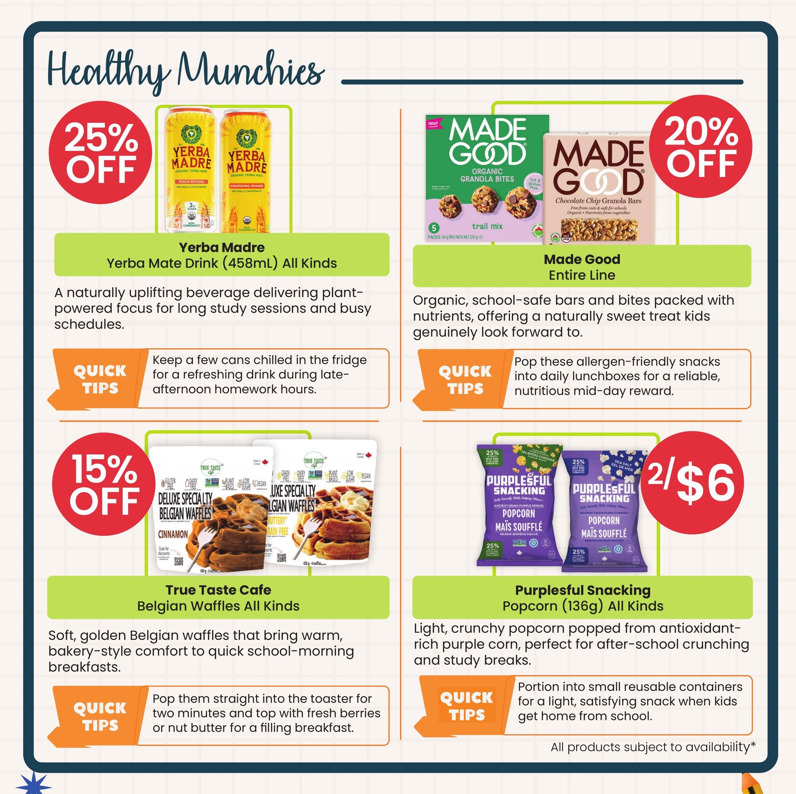 Healthy Planet Flyer August 20 to September 2