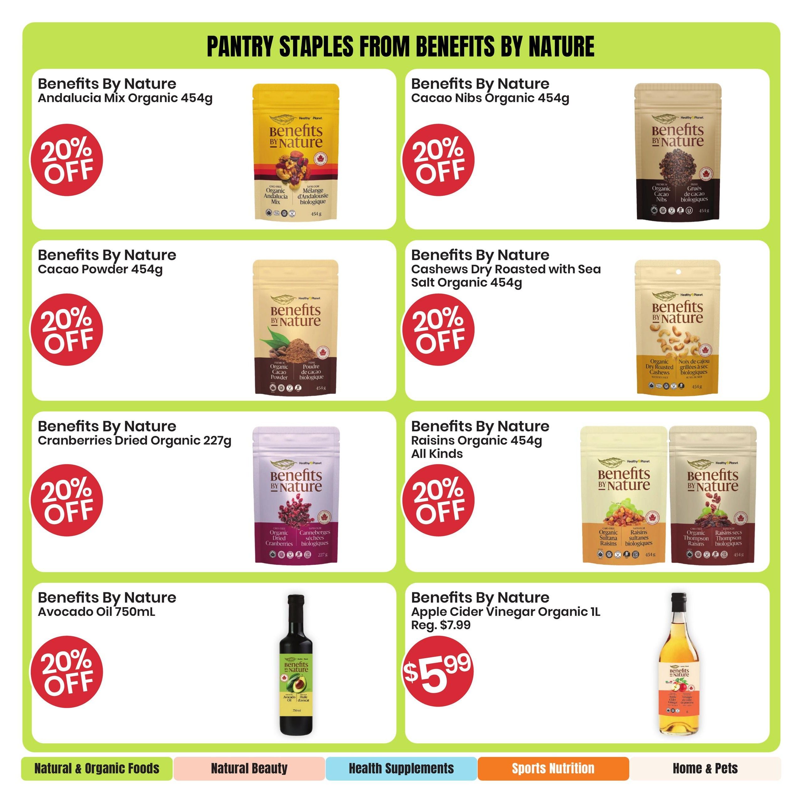 Healthy Planet Flyer August 20 to September 16