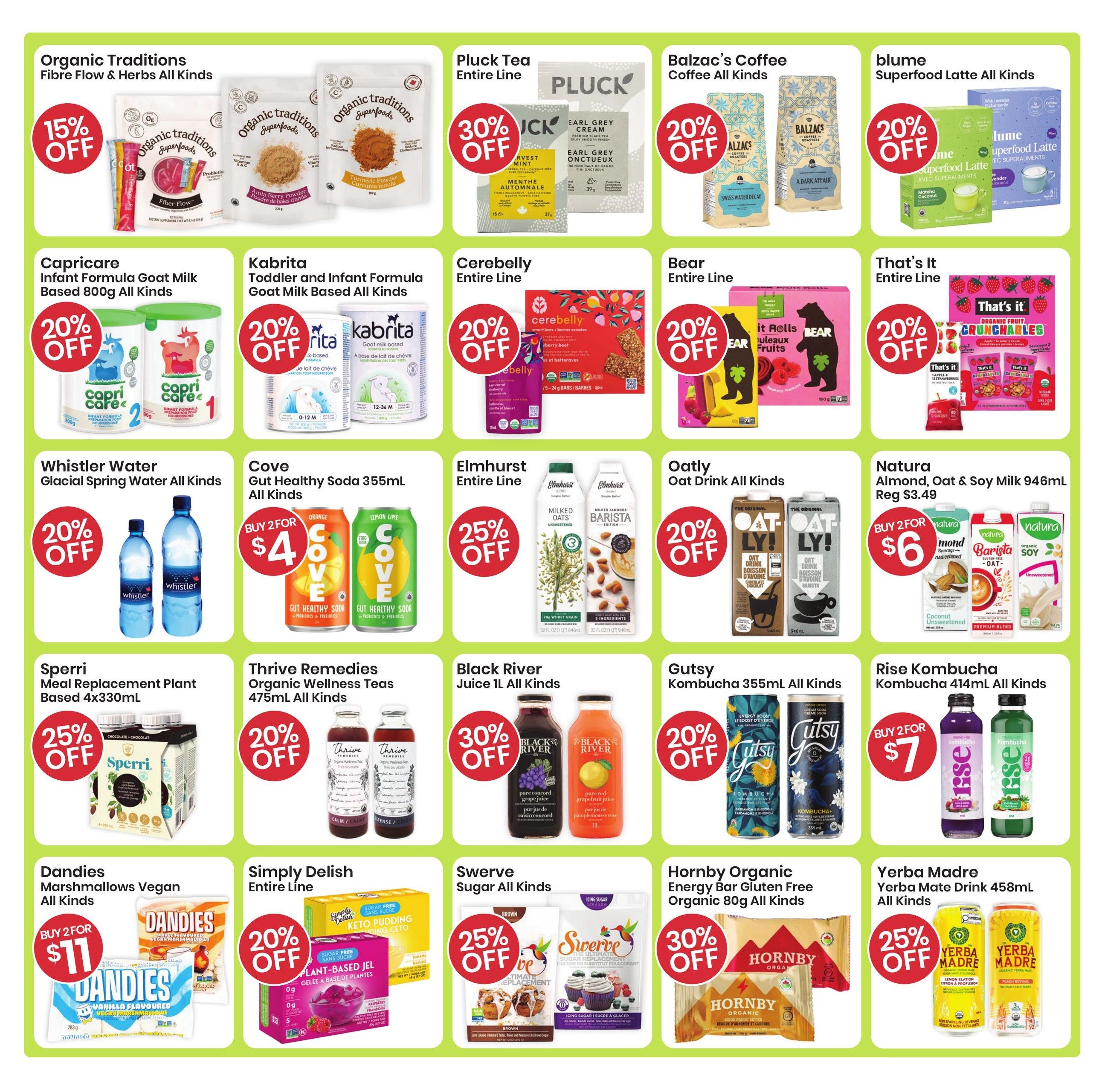 Healthy Planet Flyer August 20 to September 16