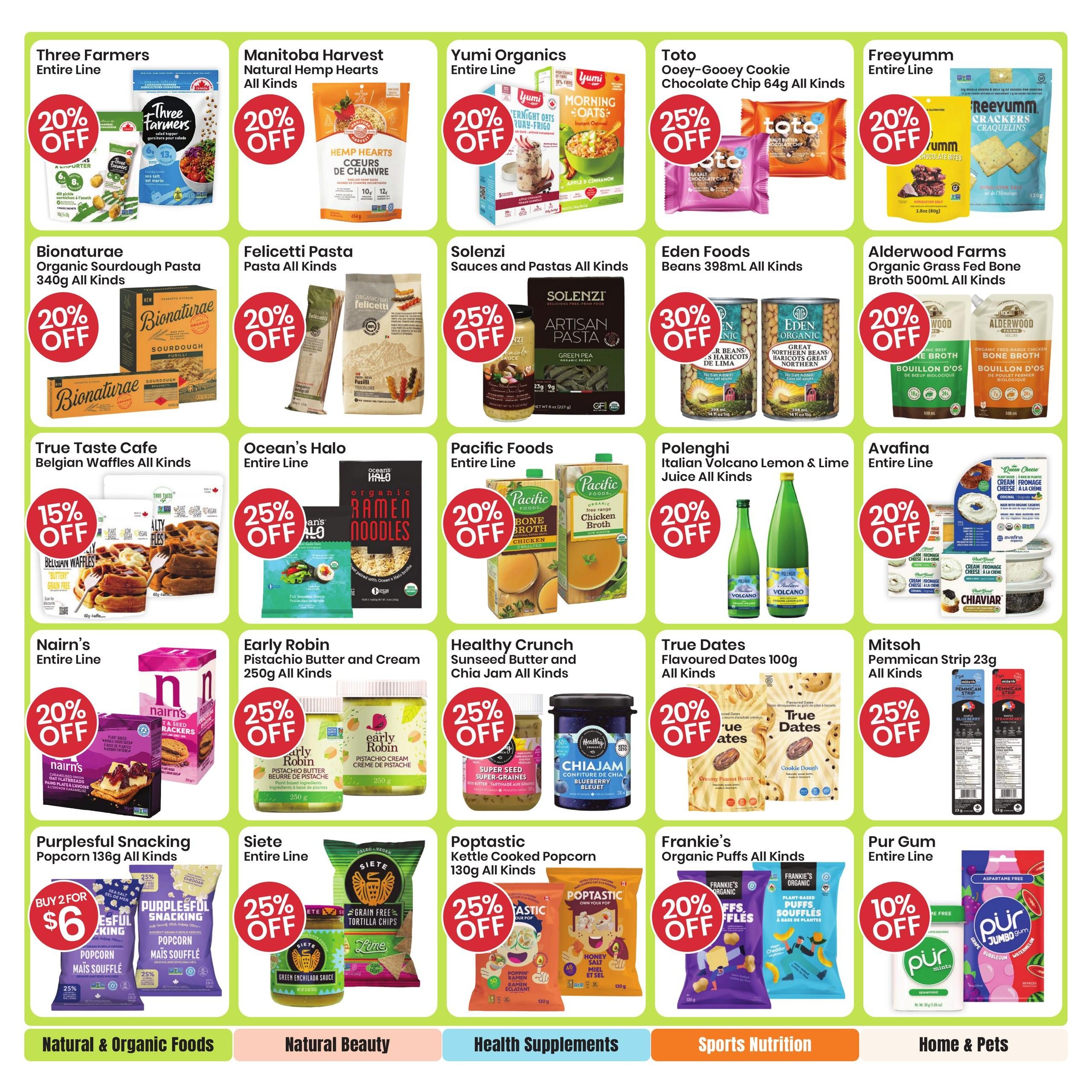 Healthy Planet Flyer August 20 to September 16