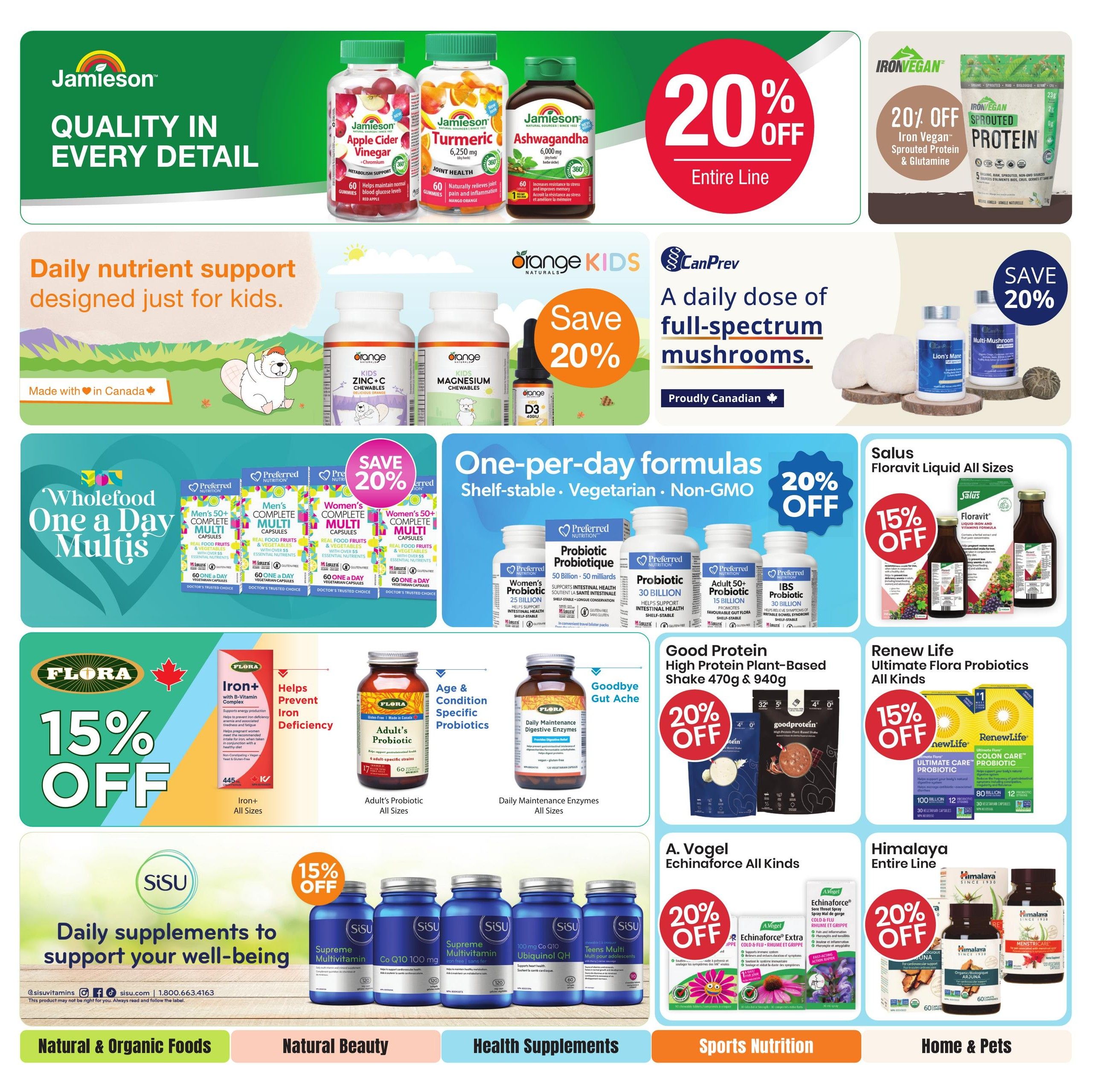 Healthy Planet Flyer August 20 to September 16