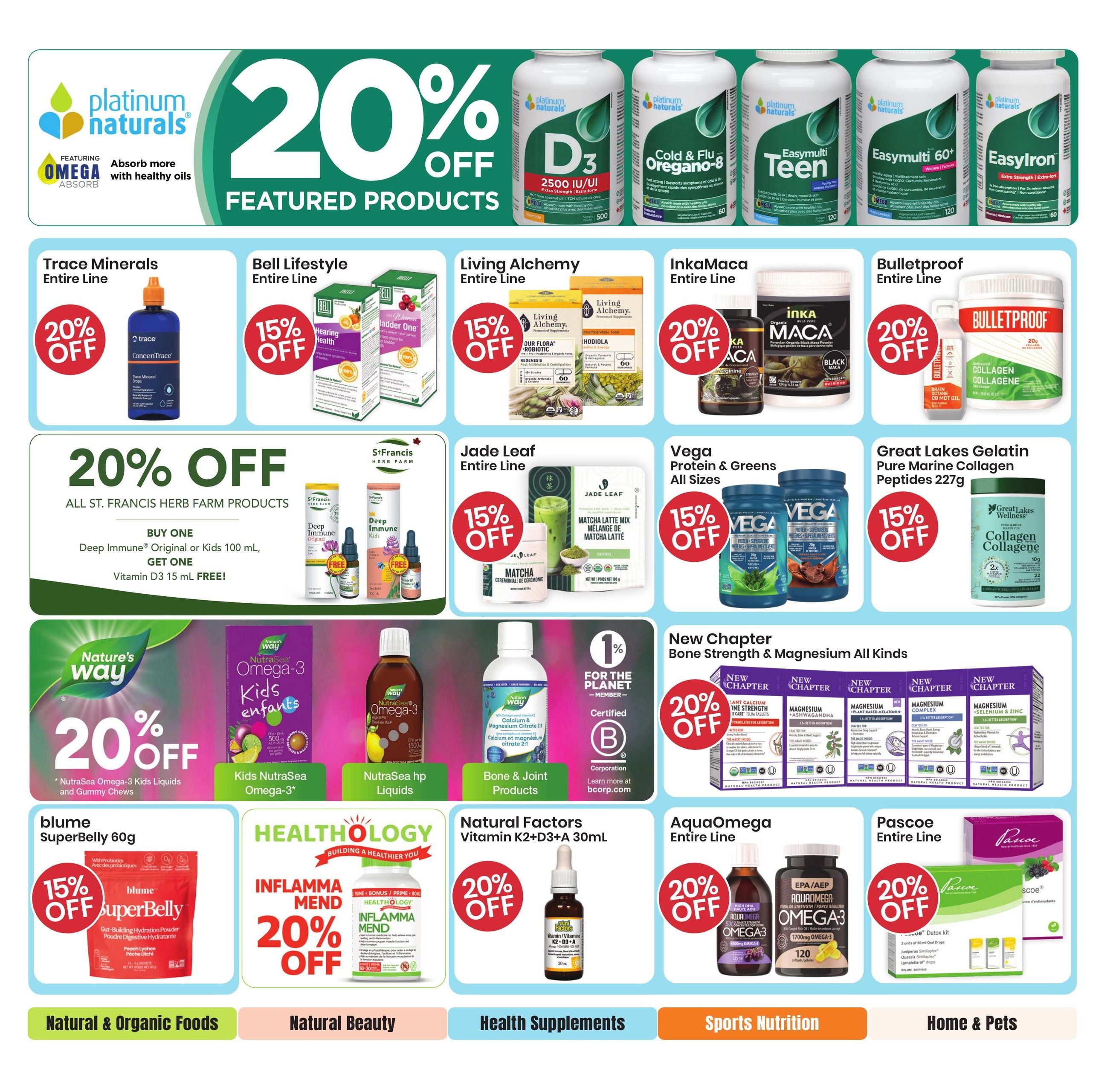 Healthy Planet Flyer August 20 to September 16
