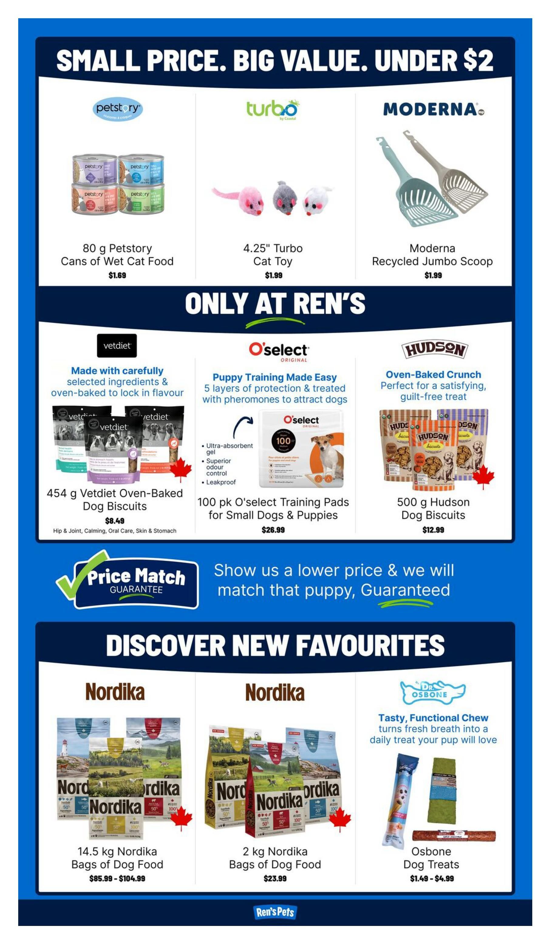 Ren's Pets Flyer August 20 to 26
