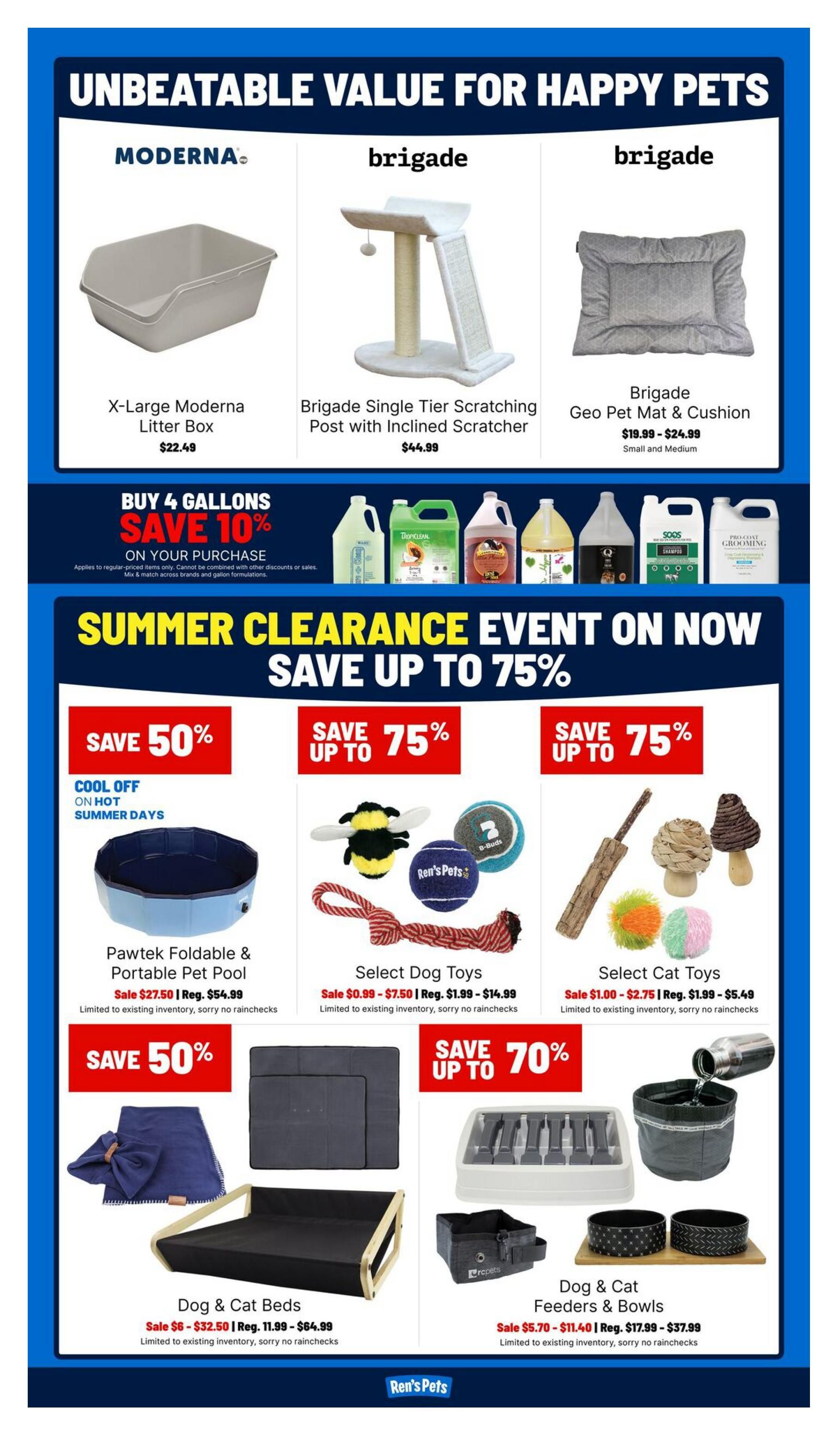 Ren's Pets Flyer August 20 to 26