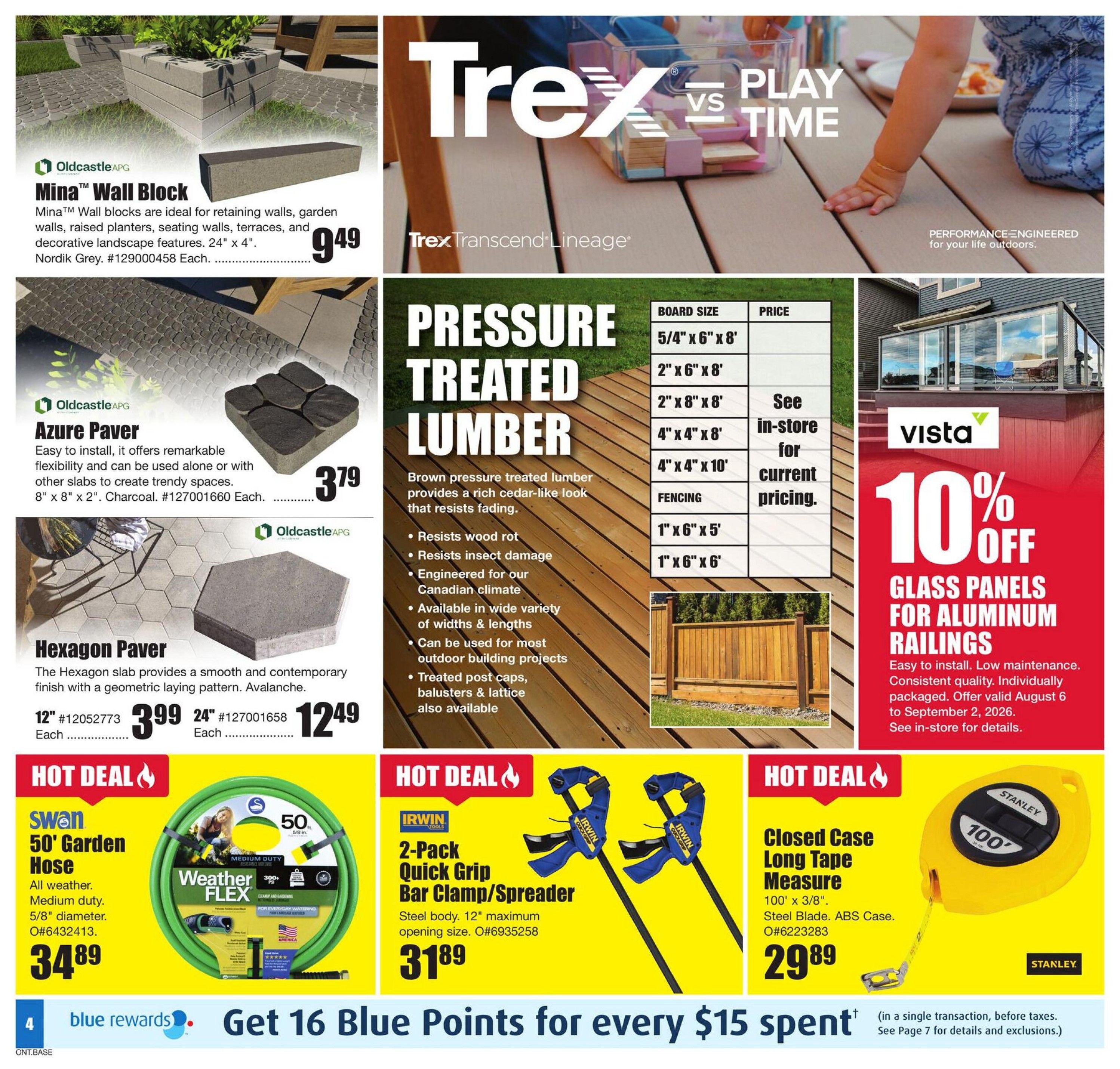 Timber Mart Flyer August 20 to September 2