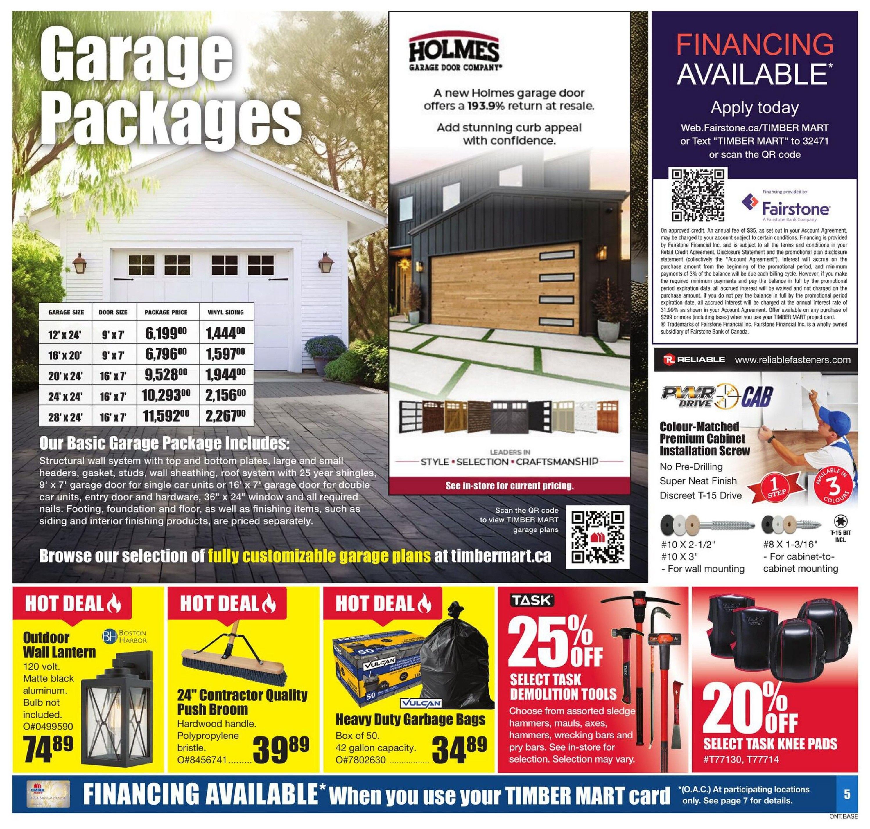 Timber Mart Flyer August 20 to September 2