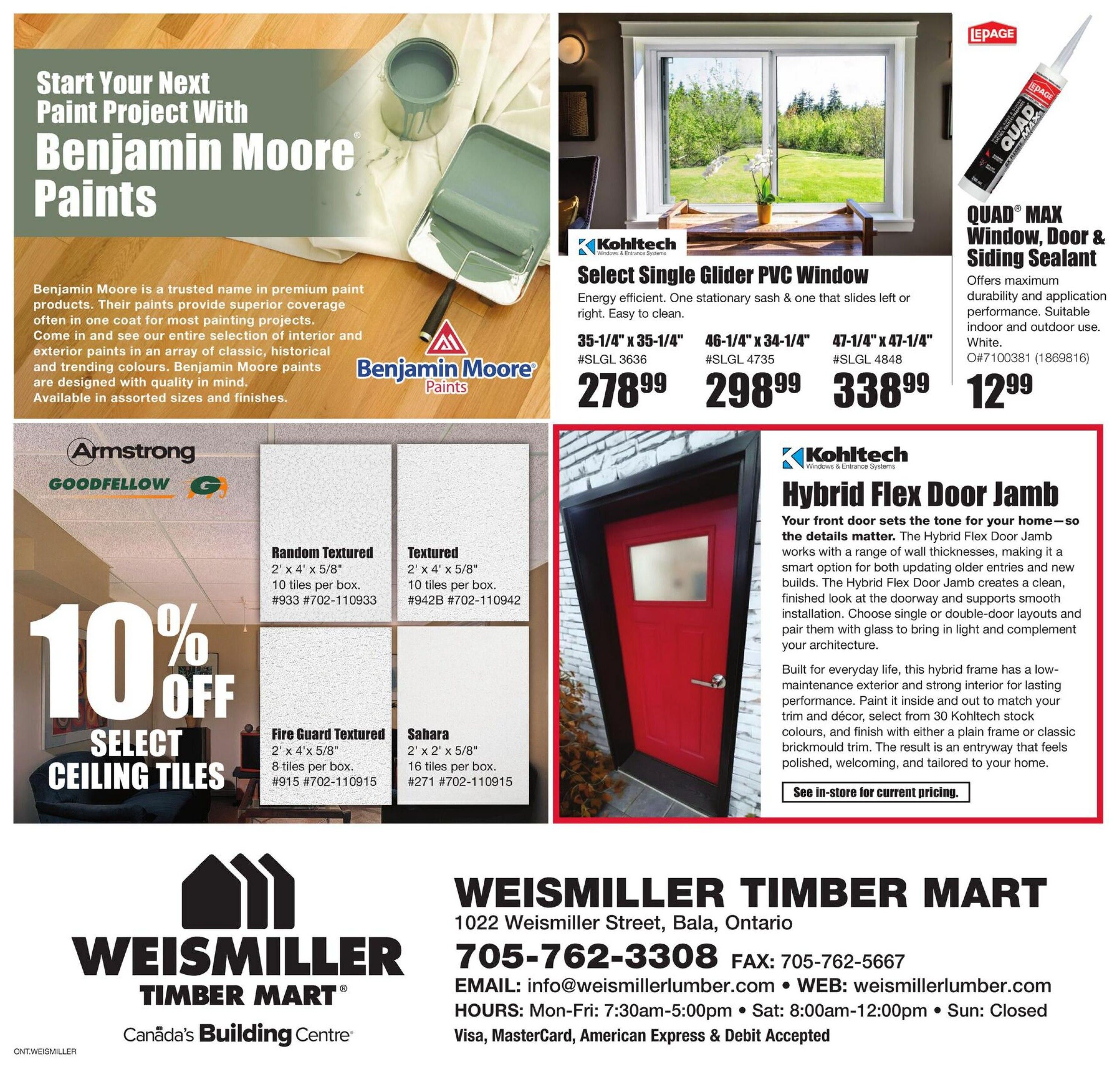 Timber Mart Flyer August 20 to September 2
