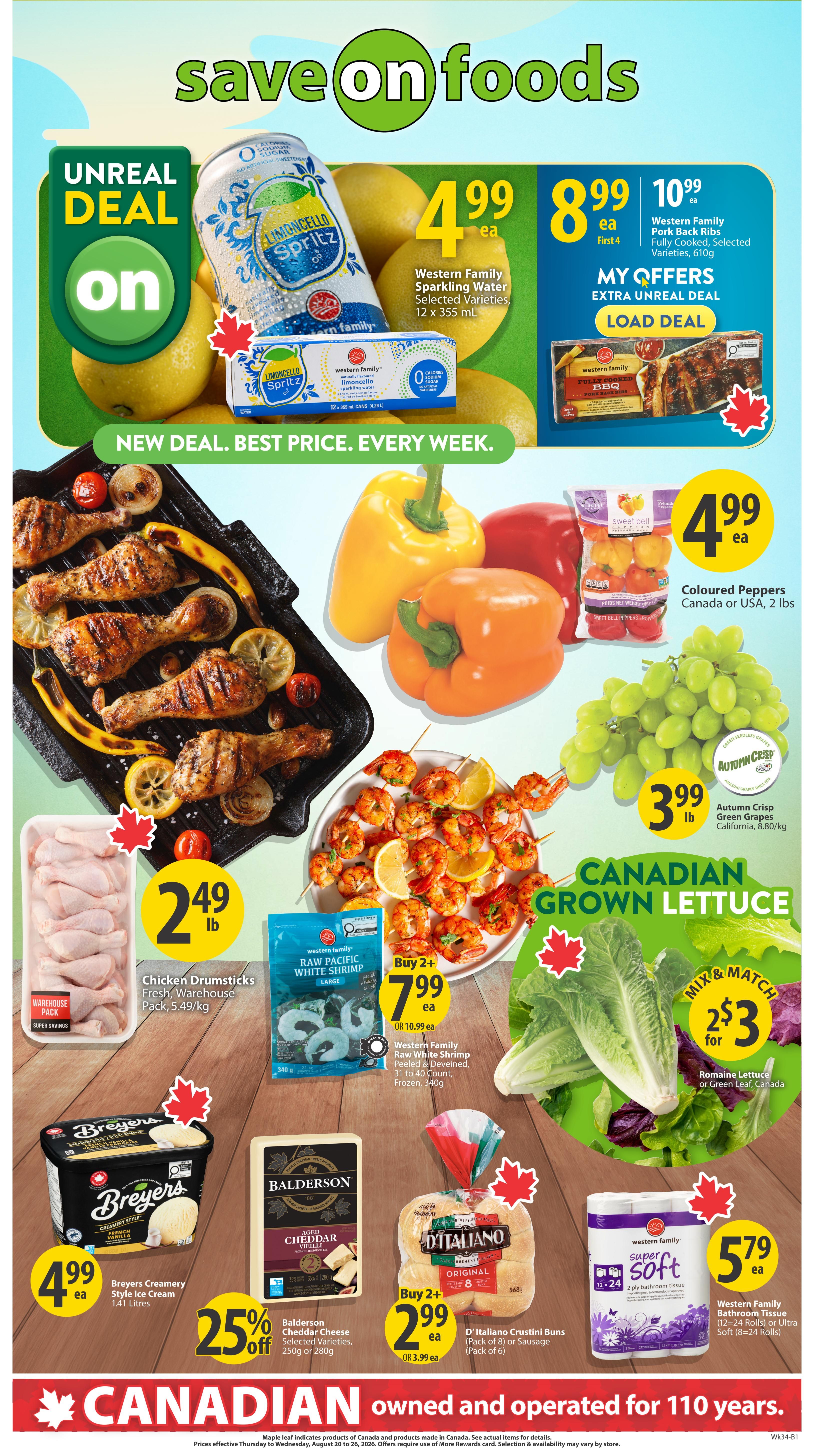 Save On Foods (AB) Flyer August 20 to 26