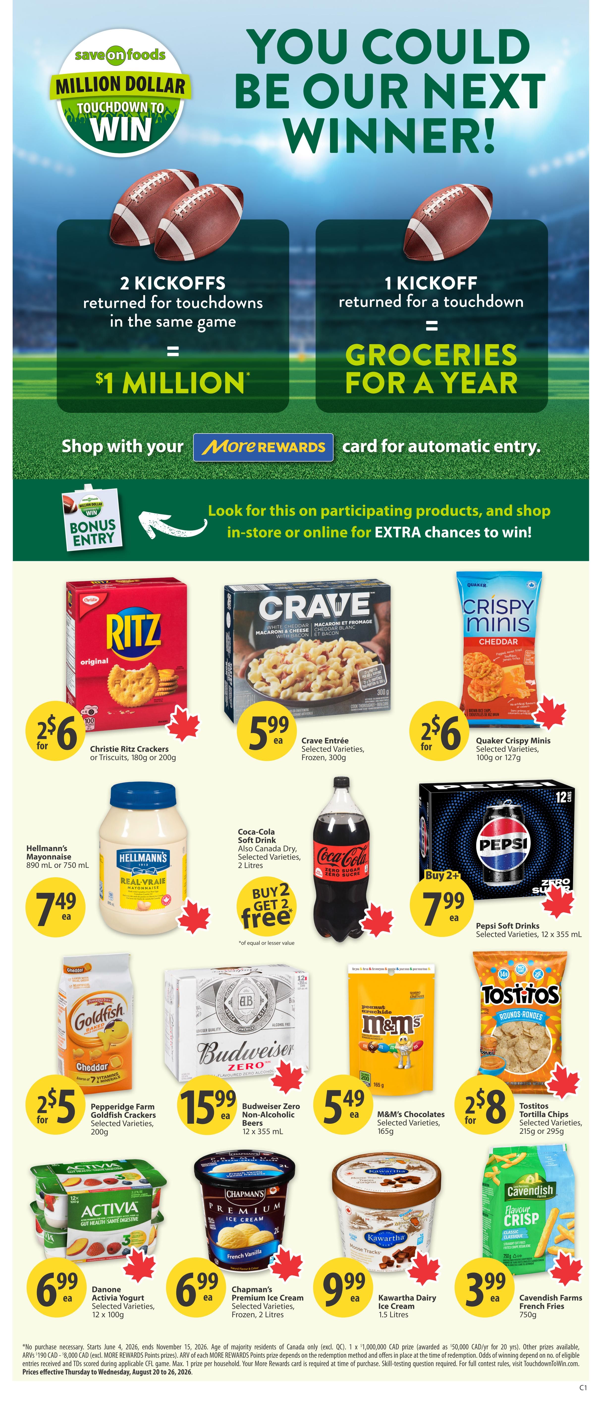Save On Foods (SK) Flyer August 20 to 26