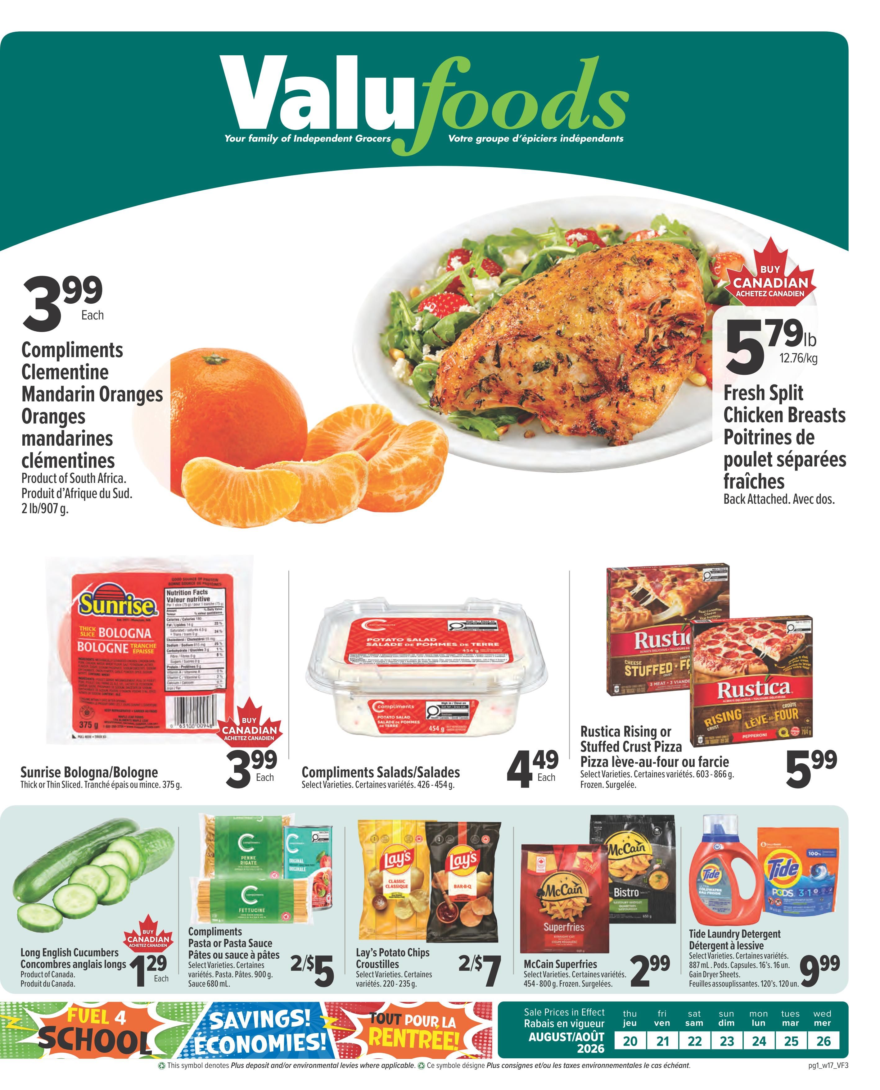 Valufoods Flyer August 20 to 26