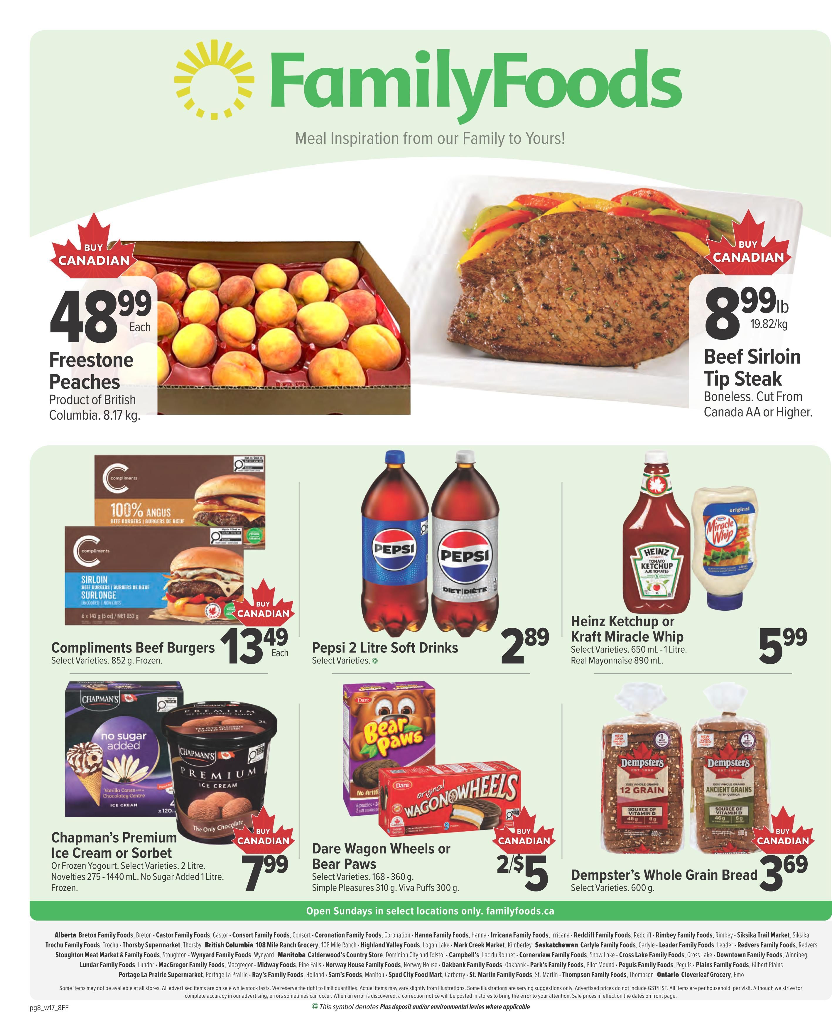 Family Foods Flyer August 20 to 26